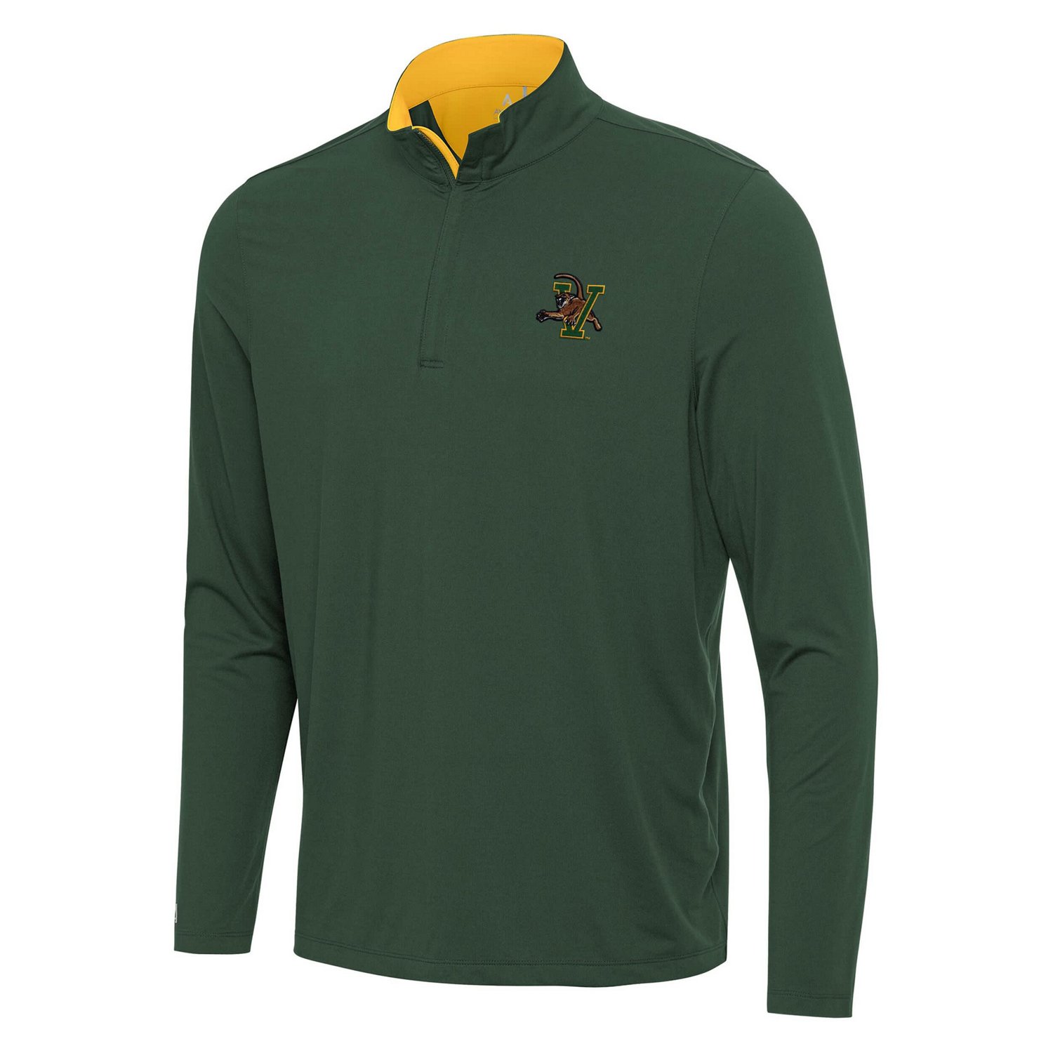 Antigua Gold Vermont Catamounts Content Quarter-Zip Pullover Top - view number 1