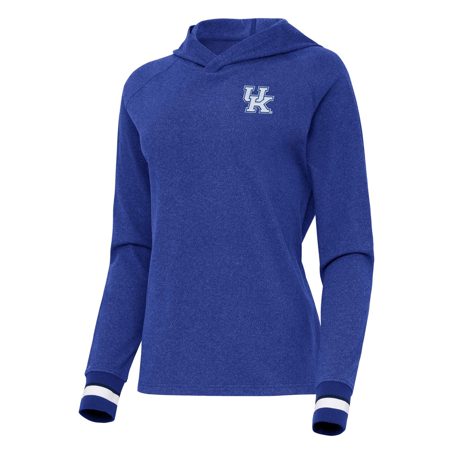 Antigua Heather Kentucky Wildcats Trek Pullover Hoodie - view number 2