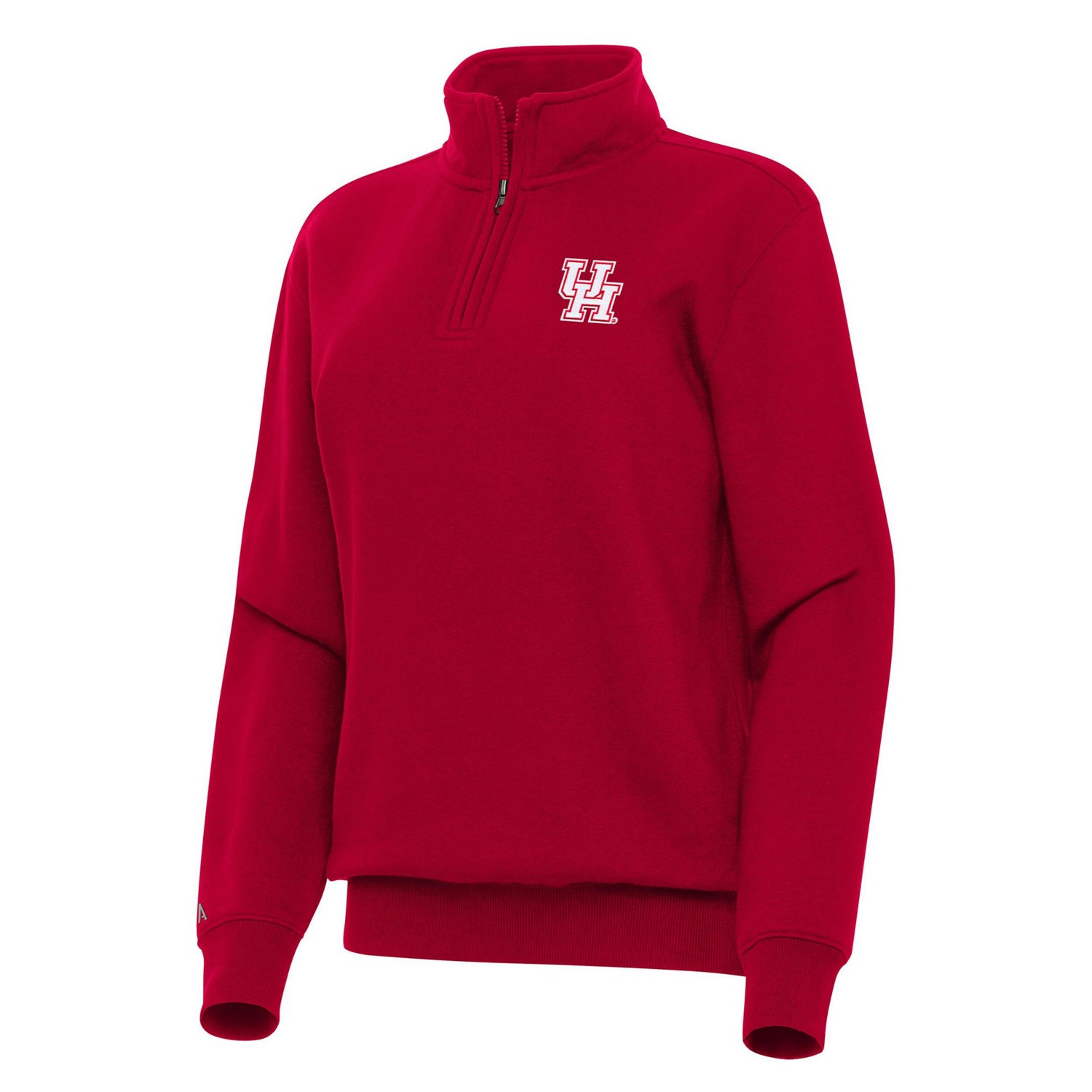 Antigua Houston Cougars Victory Quarter-Zip Sweatshirt                                                                           - view number 1