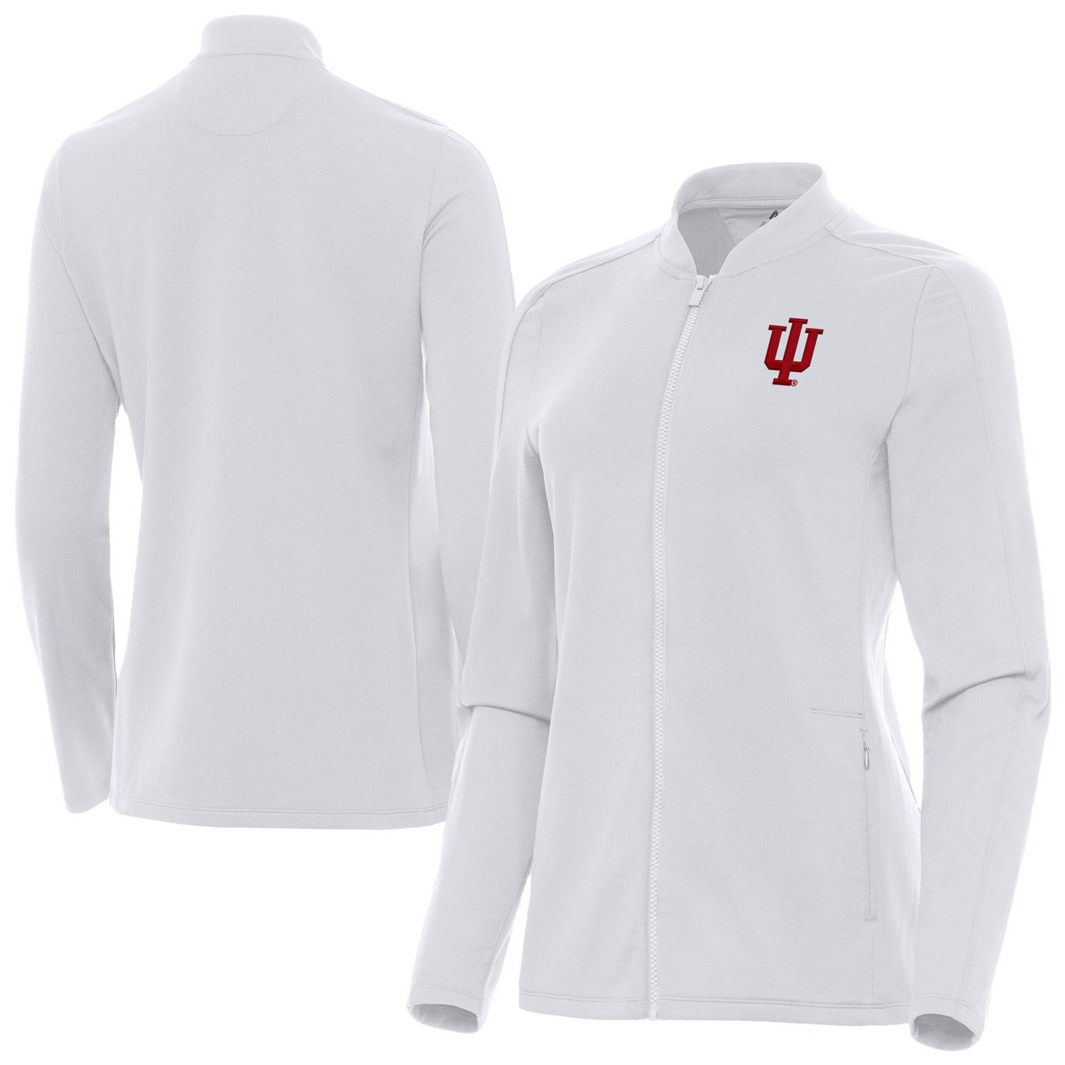 Antigua Indiana Hoosiers Continual Full-Zip Jacket