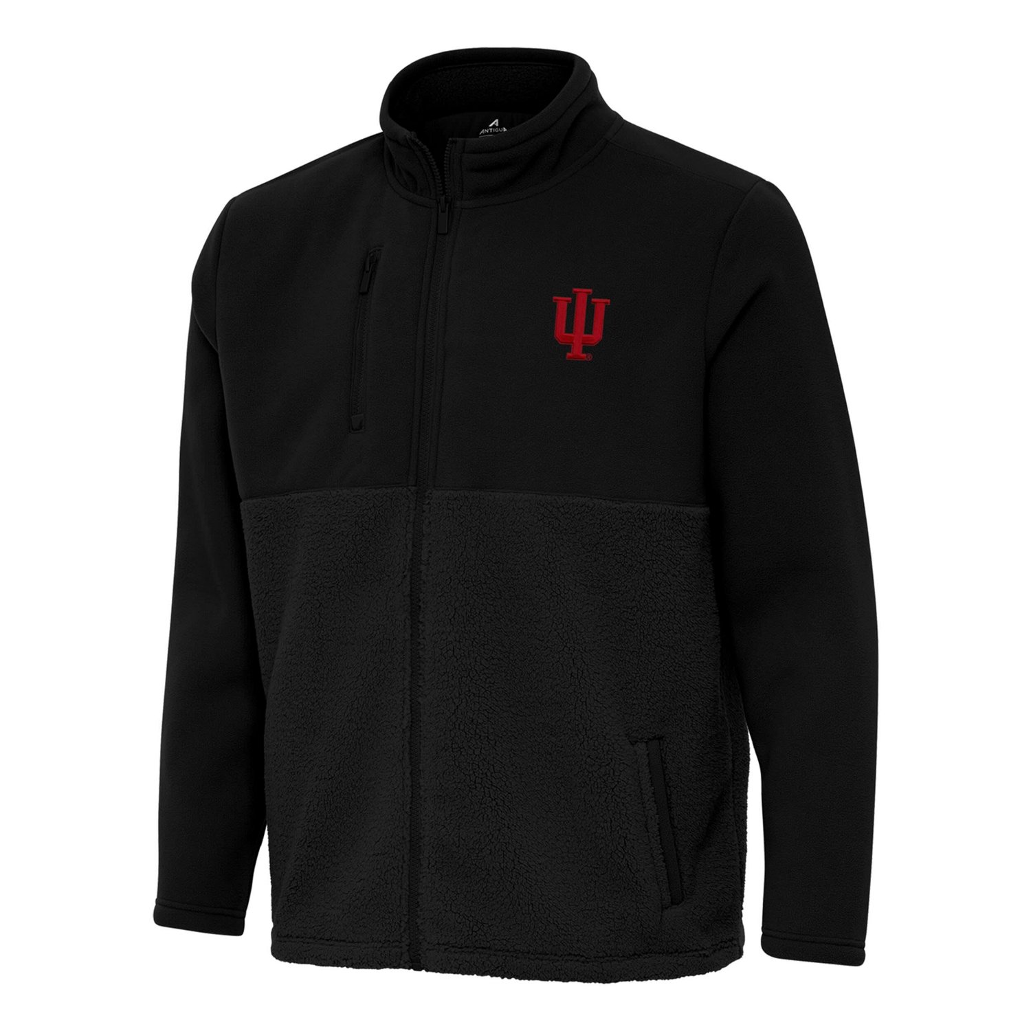 Antigua Indiana Hoosiers Daily Fused Full-Zip Jacket
