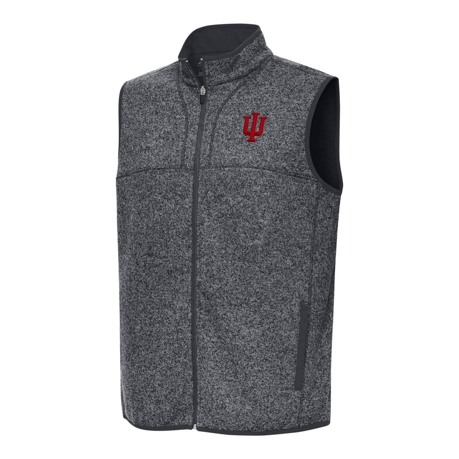 Antigua Indiana Hoosiers Fortune Full-Zip Vest - view number 2
