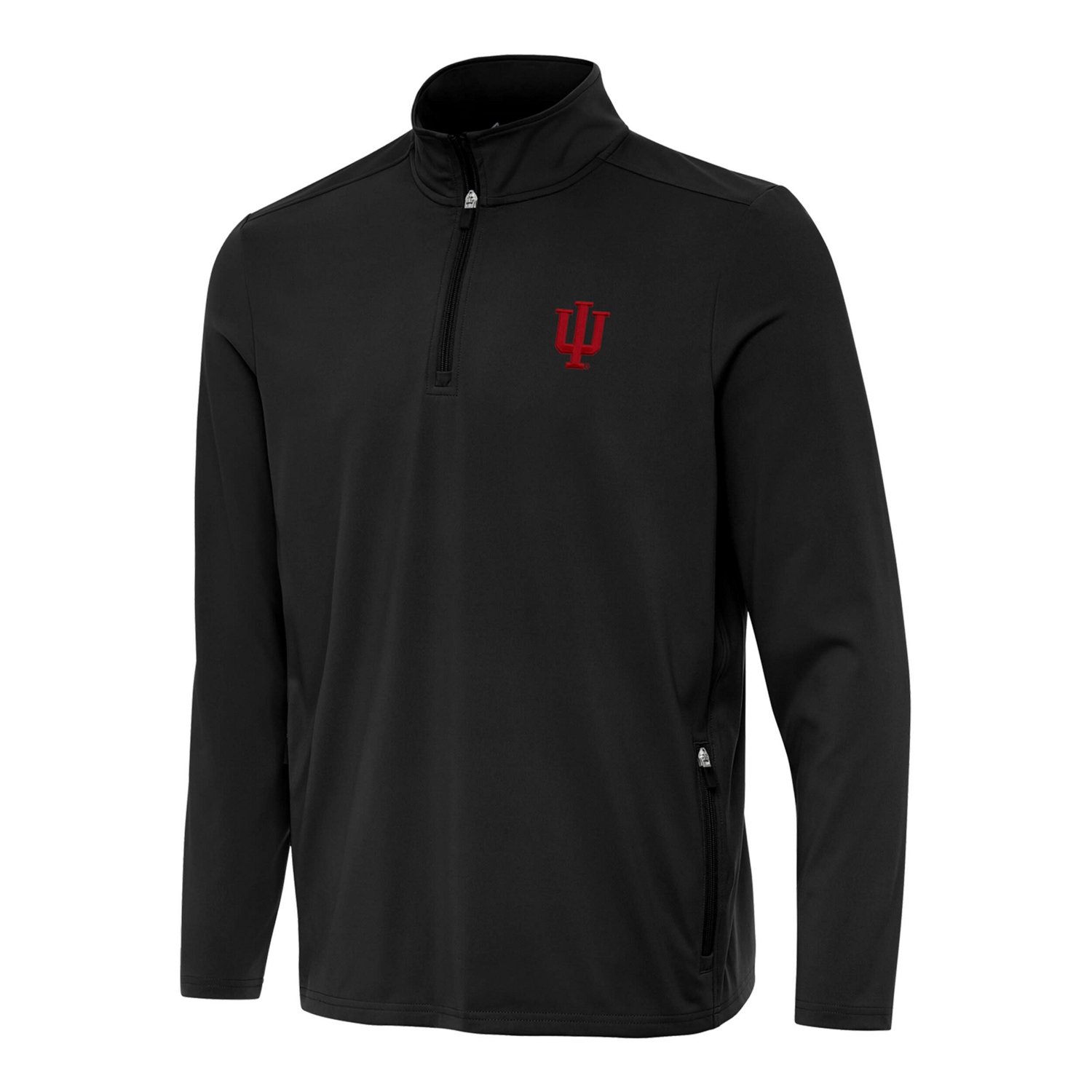 Antigua Indiana Hoosiers Perilous Quarter-Zip Pullover Top - view number 2