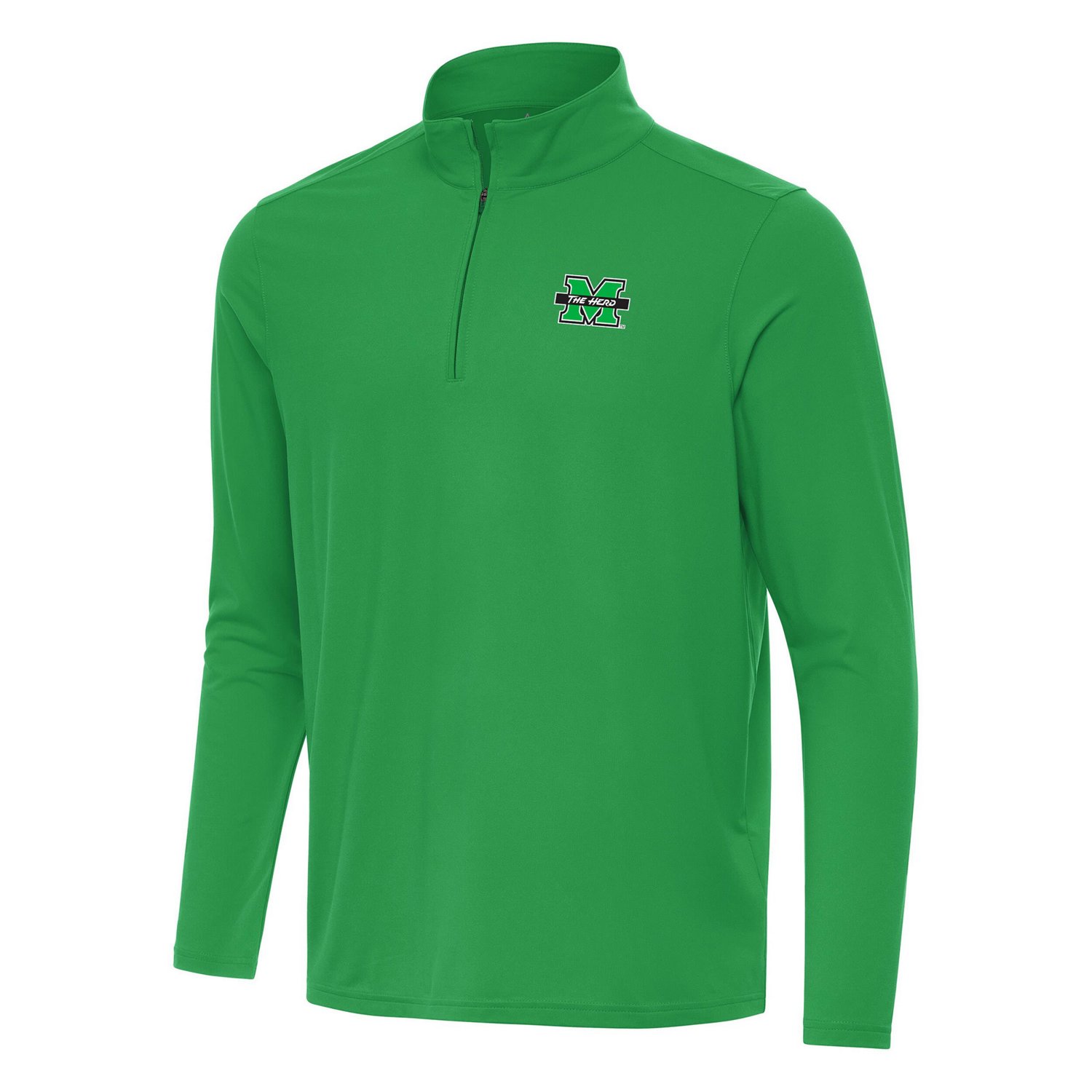 Antigua Kelly Marshall Thundering Herd Intent Quarter-Zip Top