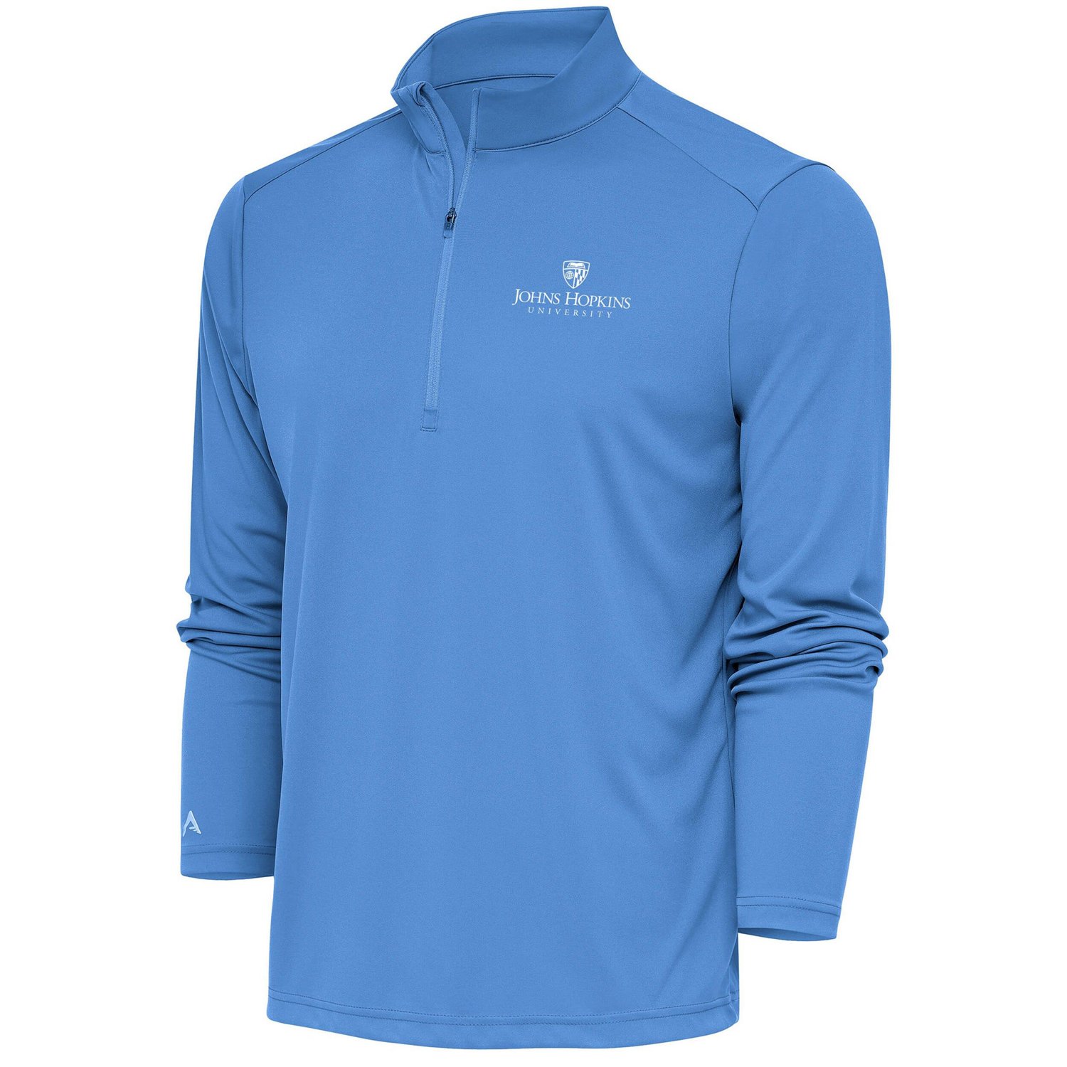 Antigua Light Johns Hopkins Jays Tribute Quarter-Zip Top - view number 1