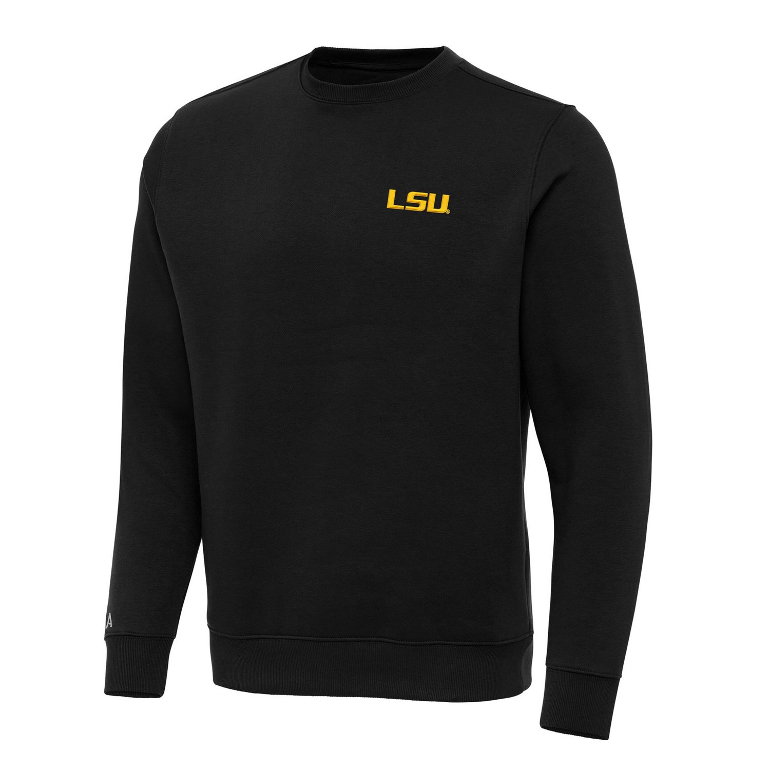 Antigua LSU Tigers Big  Tall Victory Crewneck Pullover Sweatshirt                                                                - view number 1