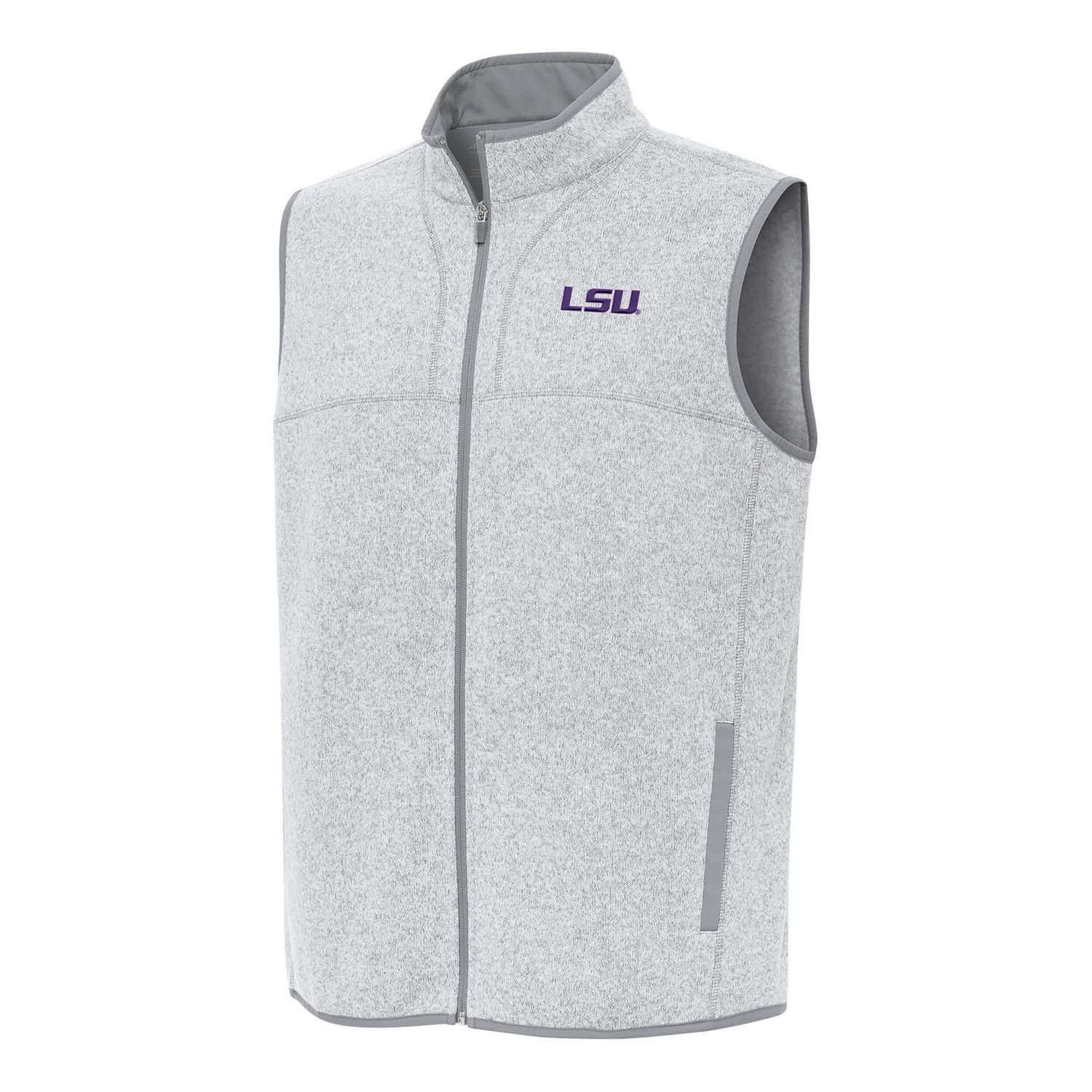 Antigua LSU Tigers Fortune Full-Zip Vest