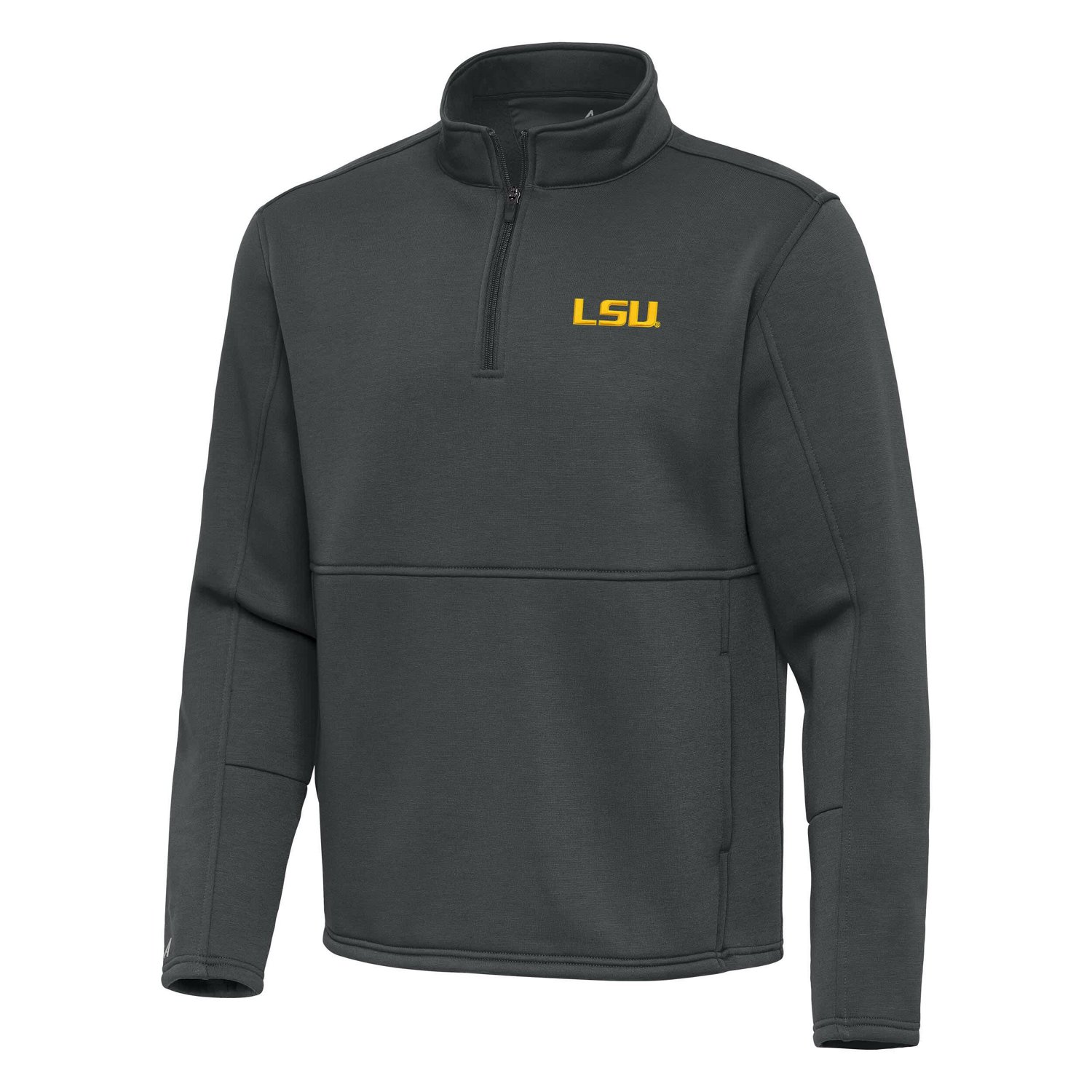 Antigua LSU Tigers Twist Quarter-Zip Pullover Jacket - view number 1