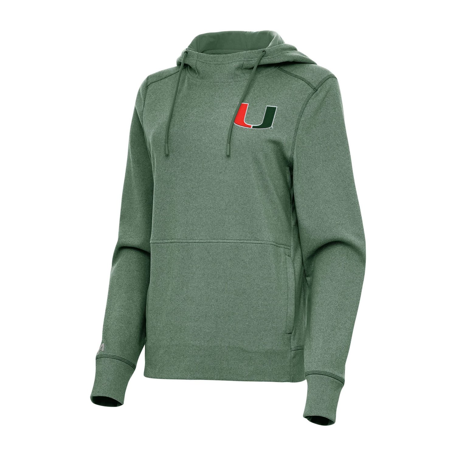 Antigua Miami Hurricanes Justice Pullover Hoodie                                                                                 - view number 1