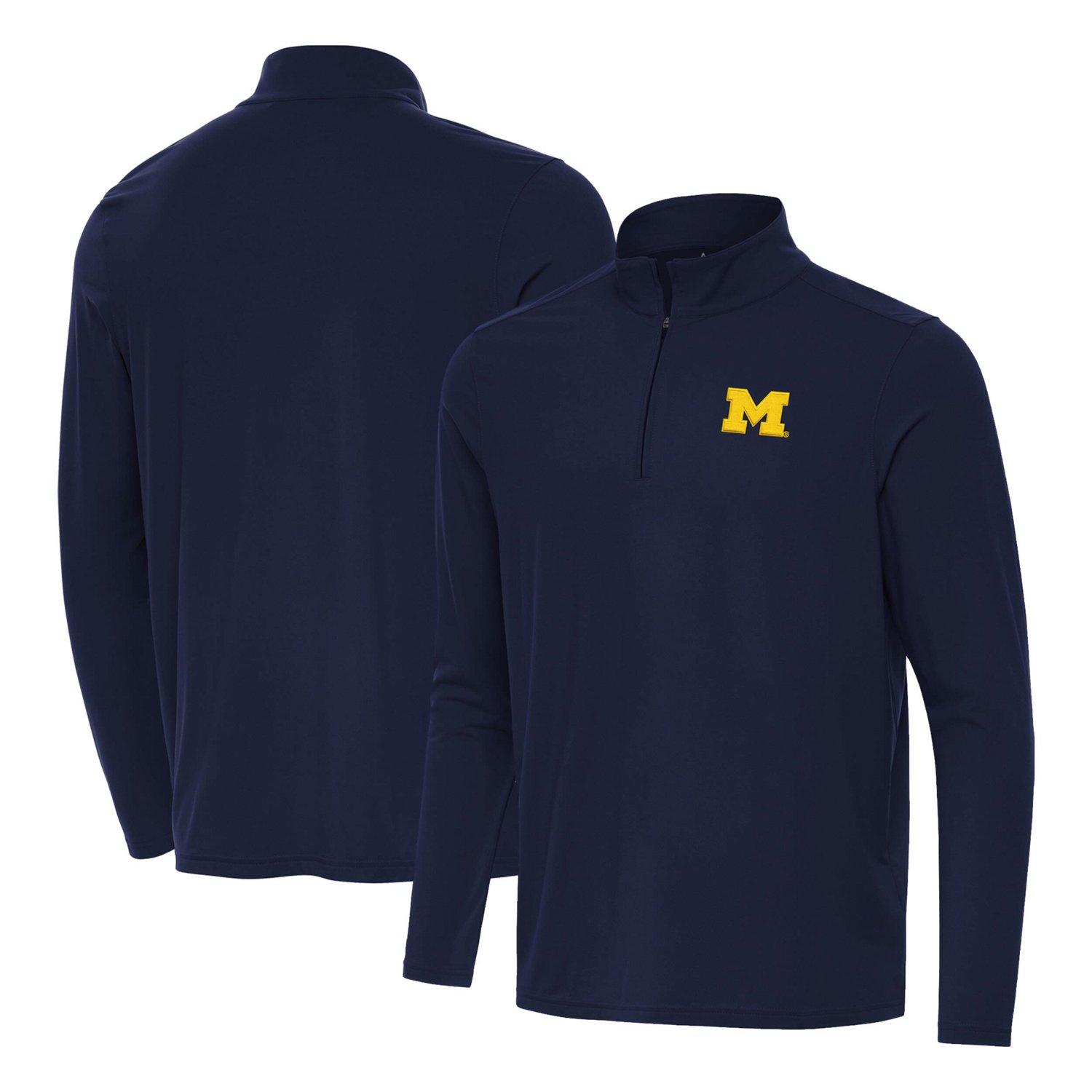 Antigua Michigan Wolverines Intent Quarter-Zip Top