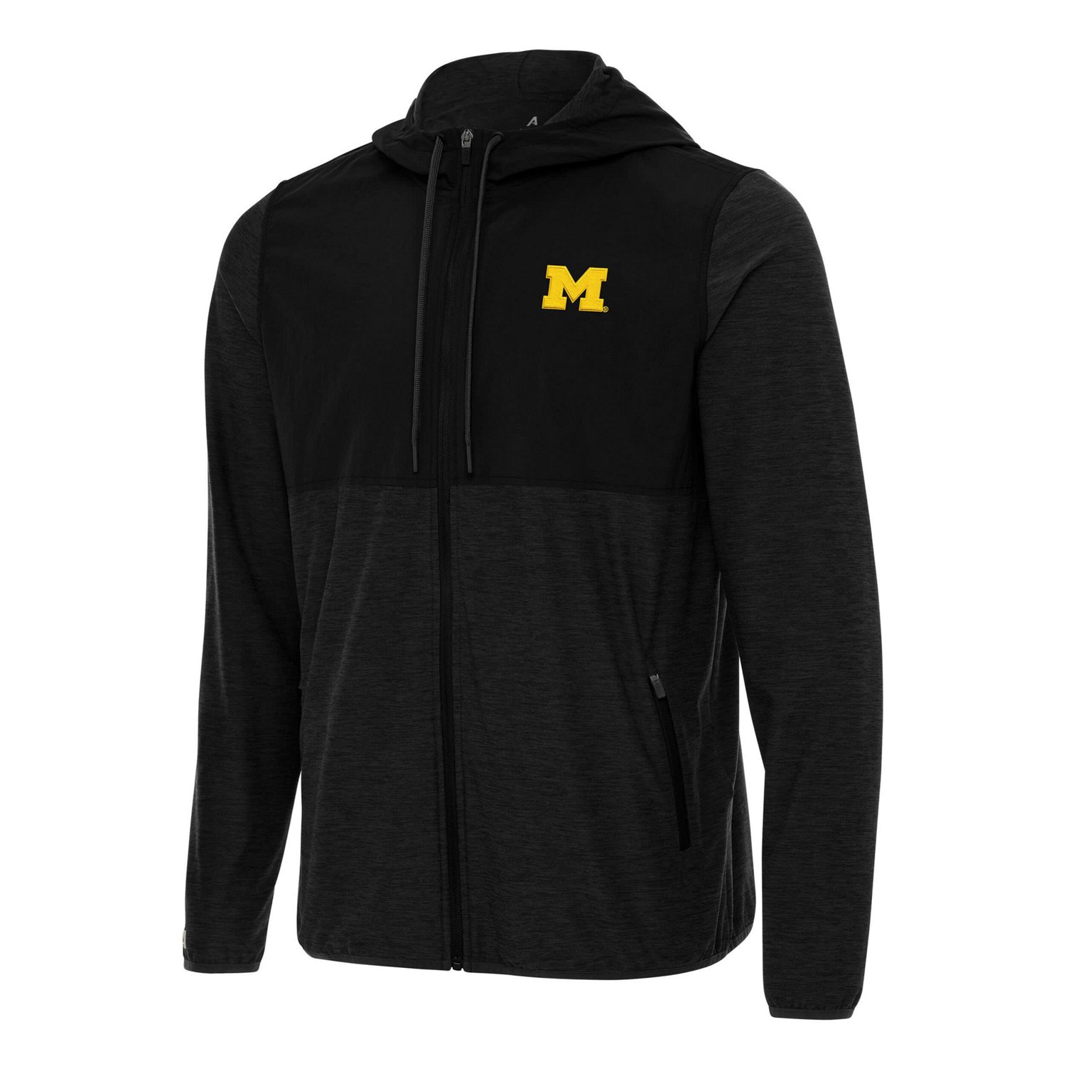 Antigua Michigan Wolverines Sway Full-Zip Hoodie