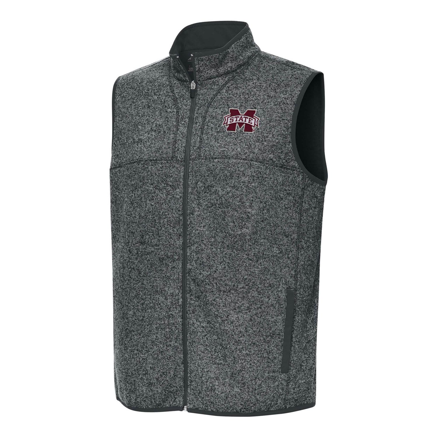 Antigua Mississippi State Bulldogs Fortune Full-Zip Vest
