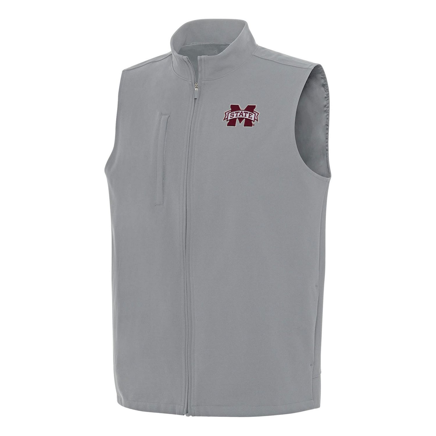 Antigua Mississippi State Bulldogs Regard Full-Zip Vest
