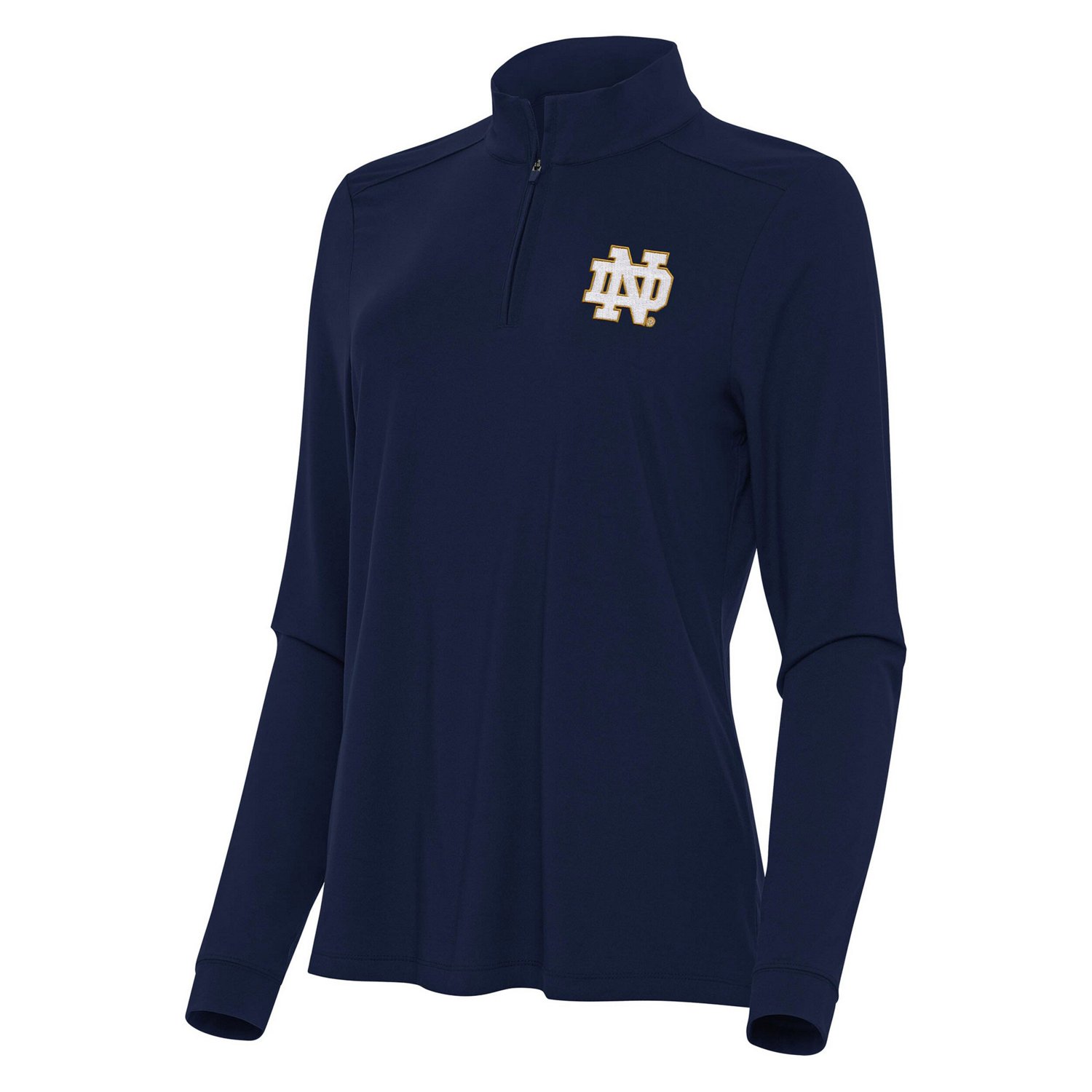 Antigua Notre Dame Fighting Irish Intent Quarter-Zip Top - view number 1