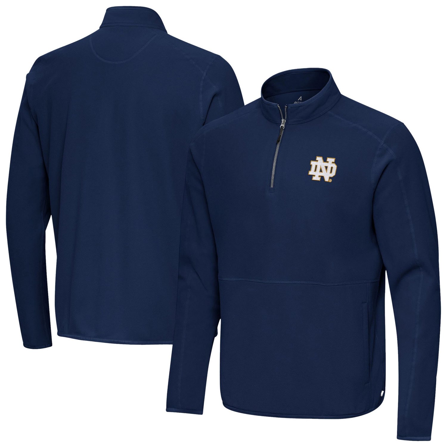 Antigua Notre Dame Fighting Irish Step Up Quarter-Zip Pullover