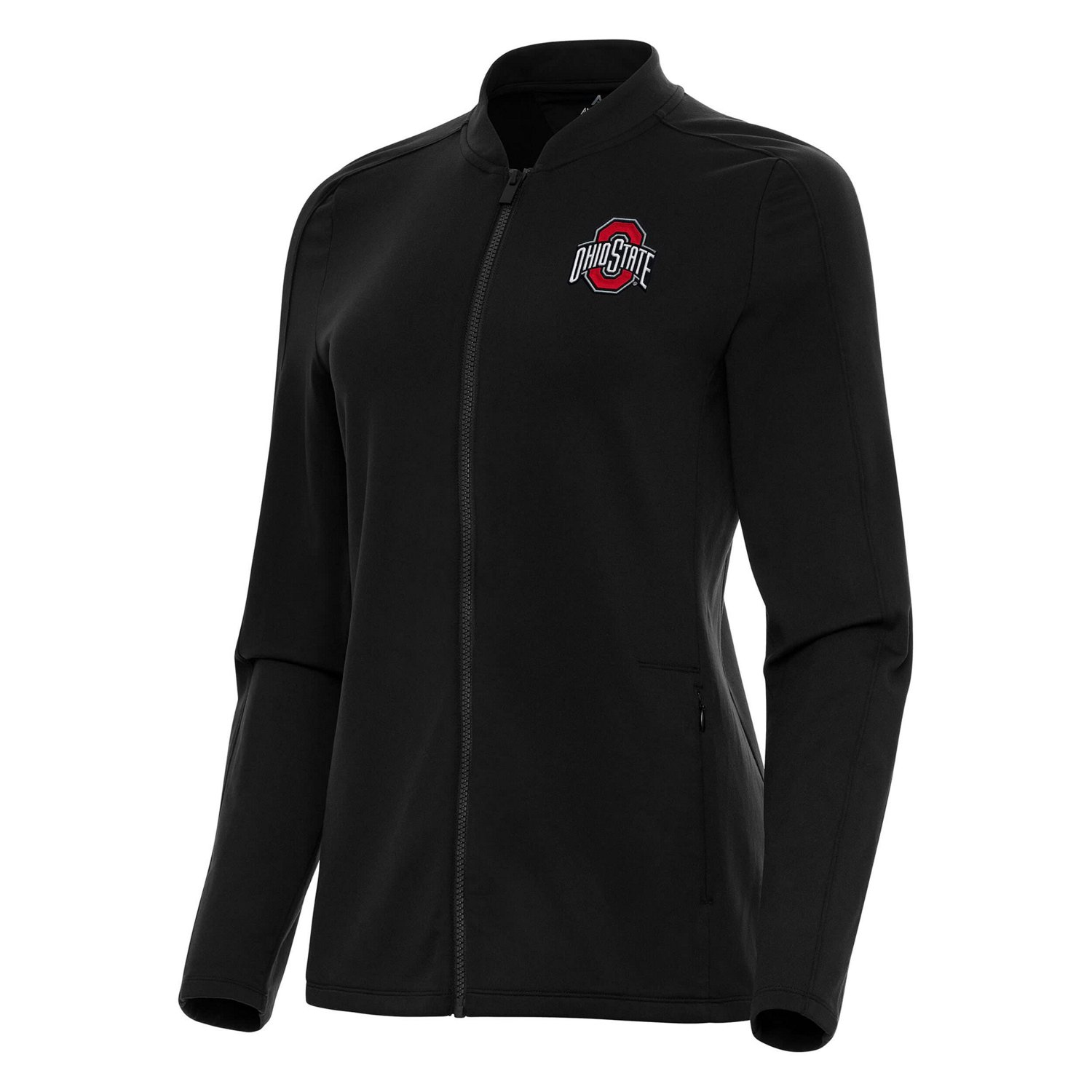 Antigua Ohio State Buckeyes Continual Full-Zip Jacket