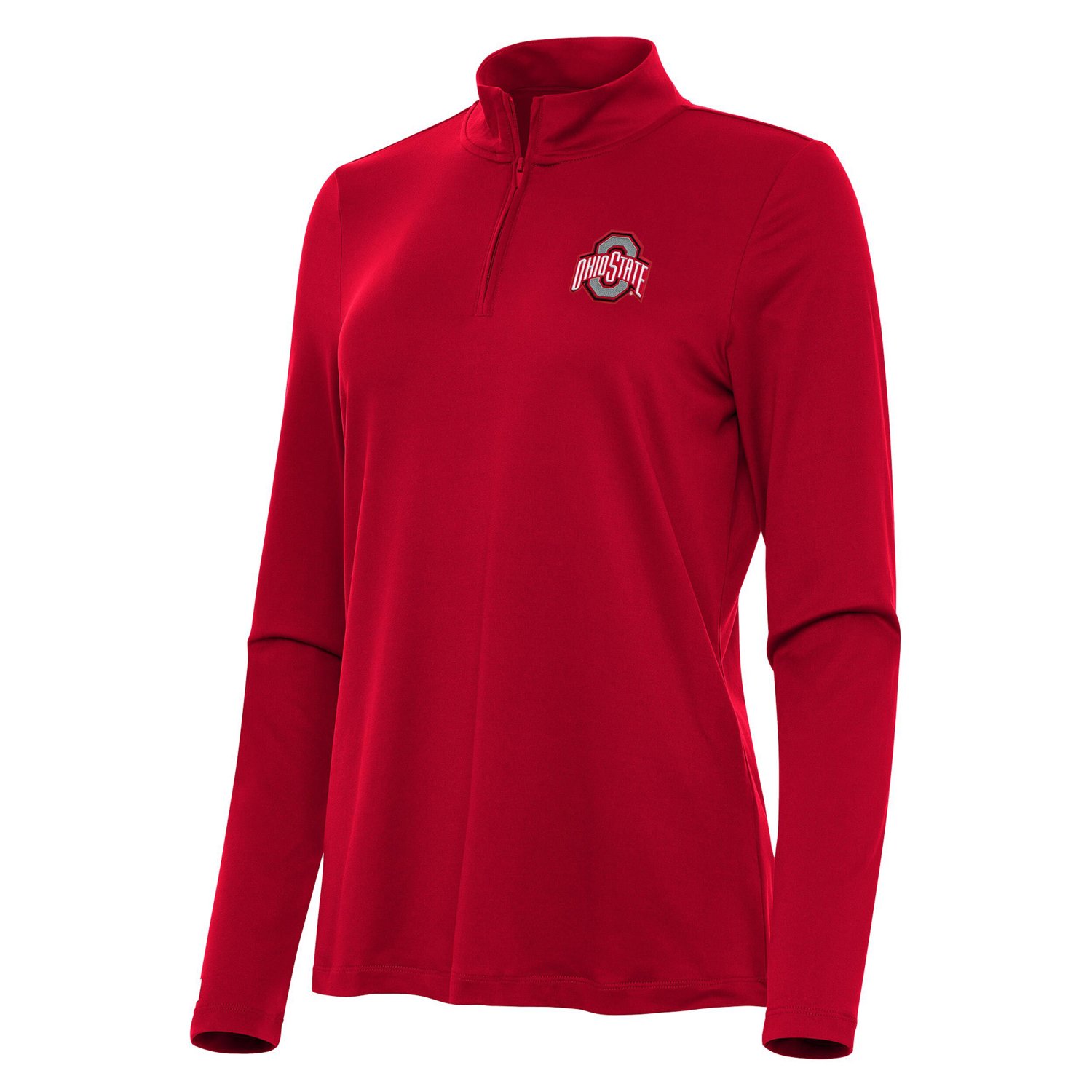 Antigua Ohio State Buckeyes Reprocess Quarter-Zip Top - view number 2