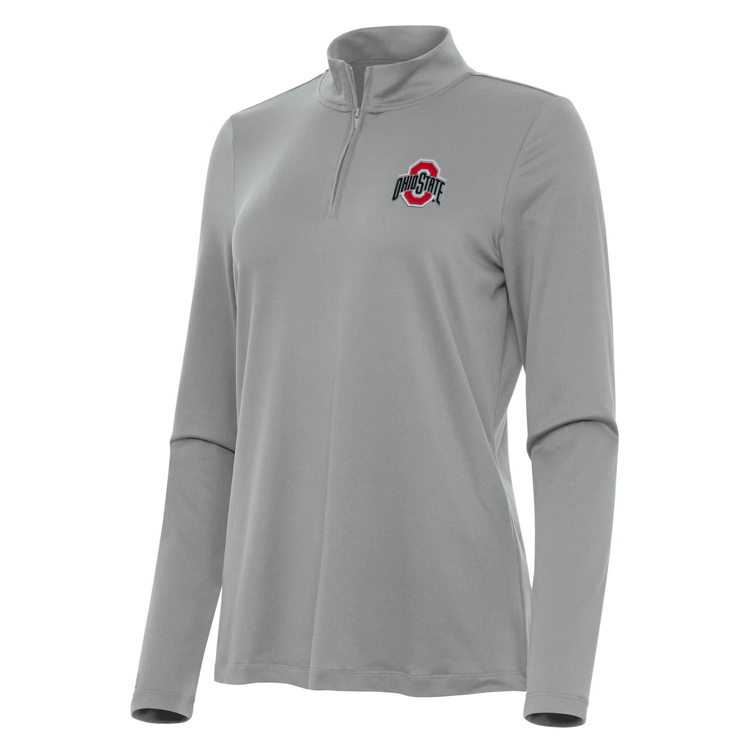 Antigua Ohio State Buckeyes Reprocess Quarter-Zip Top - view number 2