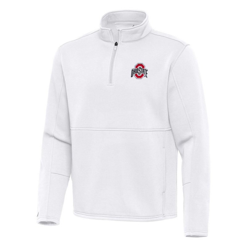 Antigua Ohio State Buckeyes Twist Quarter-Zip Pullover Jacket-image