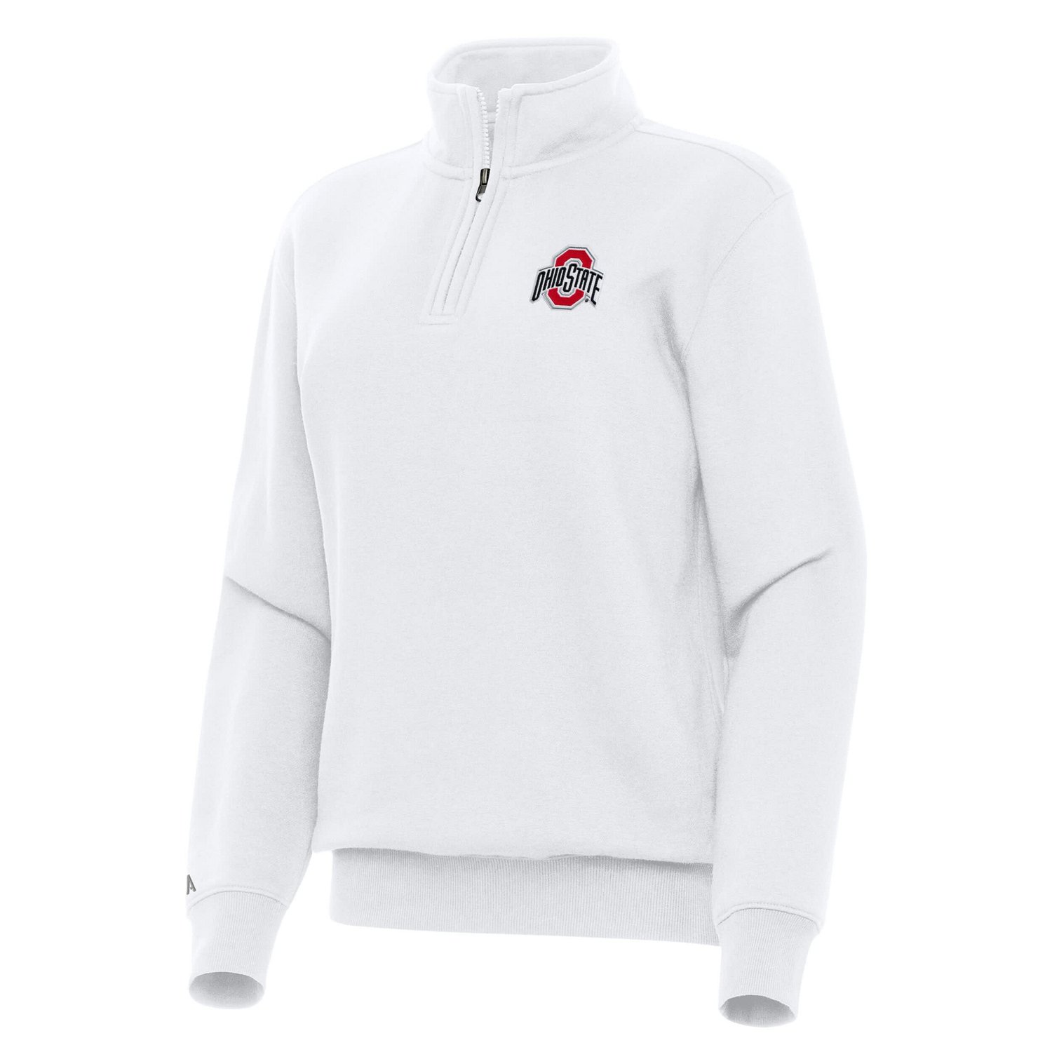 Antigua Ohio State Buckeyes Victory Quarter-Zip Sweatshirt - view number 2