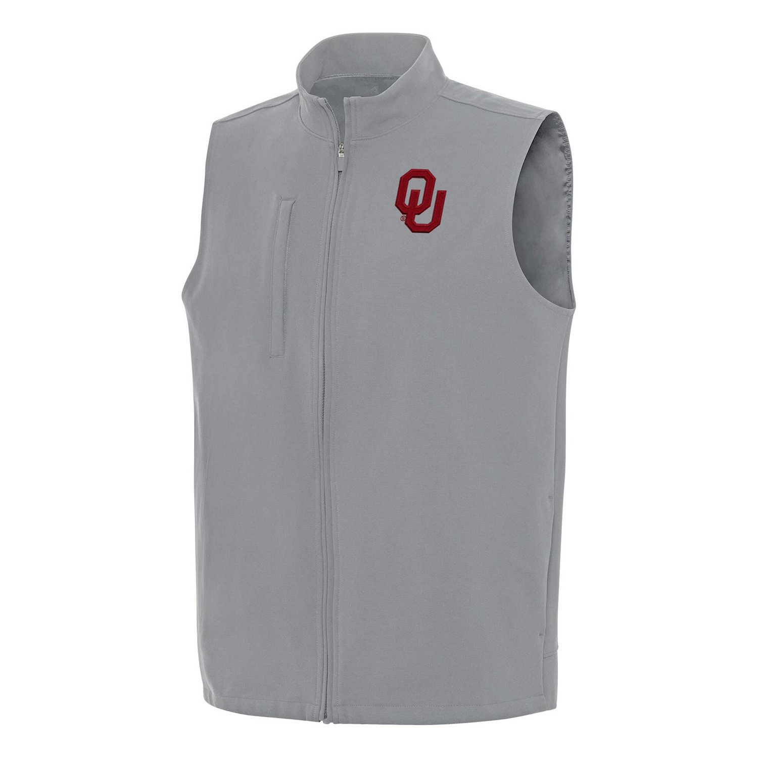Antigua Oklahoma Sooners Regard Full-Zip Vest                                                                                    - view number 1