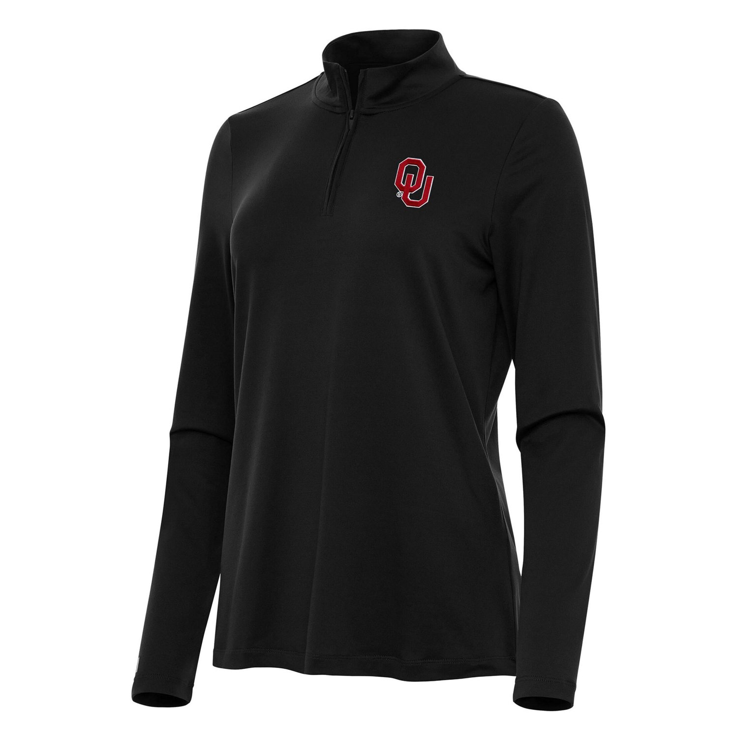 Antigua Oklahoma Sooners Reprocess Quarter-Zip Top                                                                               - view number 1