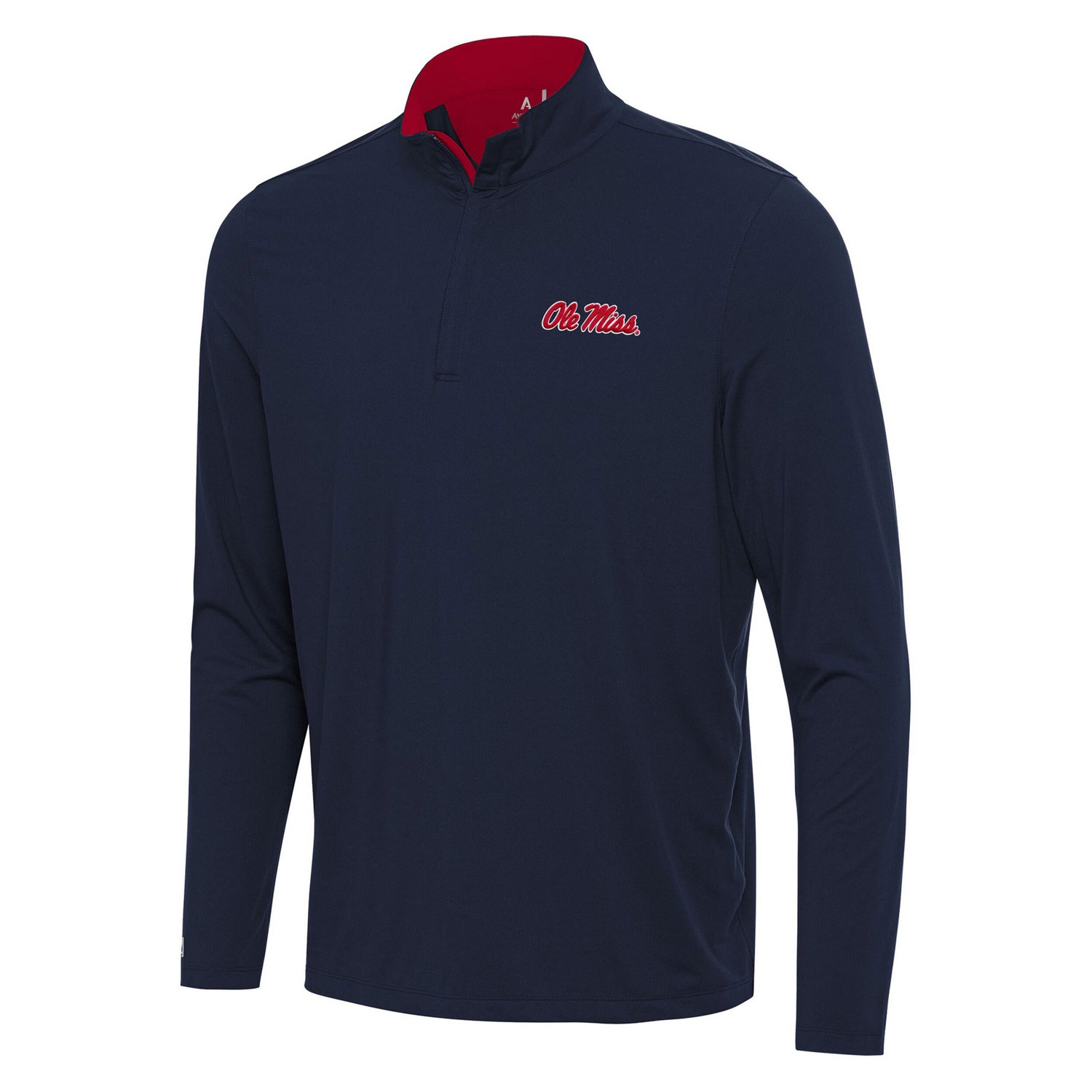 Antigua Ole Miss Rebels Content Quarter-Zip Pullover Top