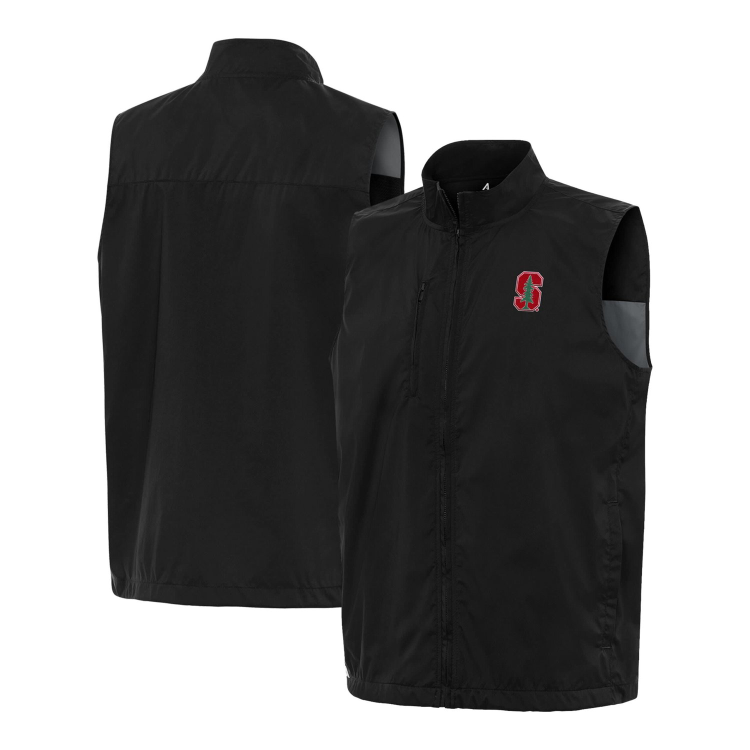 Antigua Stanford Cardinal Brisk Full-Zip Vest - view number 1