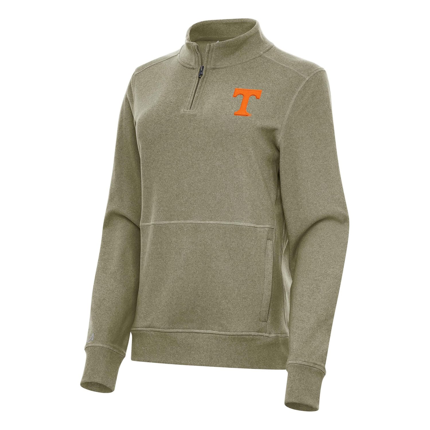Antigua Tennessee Volunteers Crush Quarter-Zip Fleece Sweatshirt                                                                 - view number 1