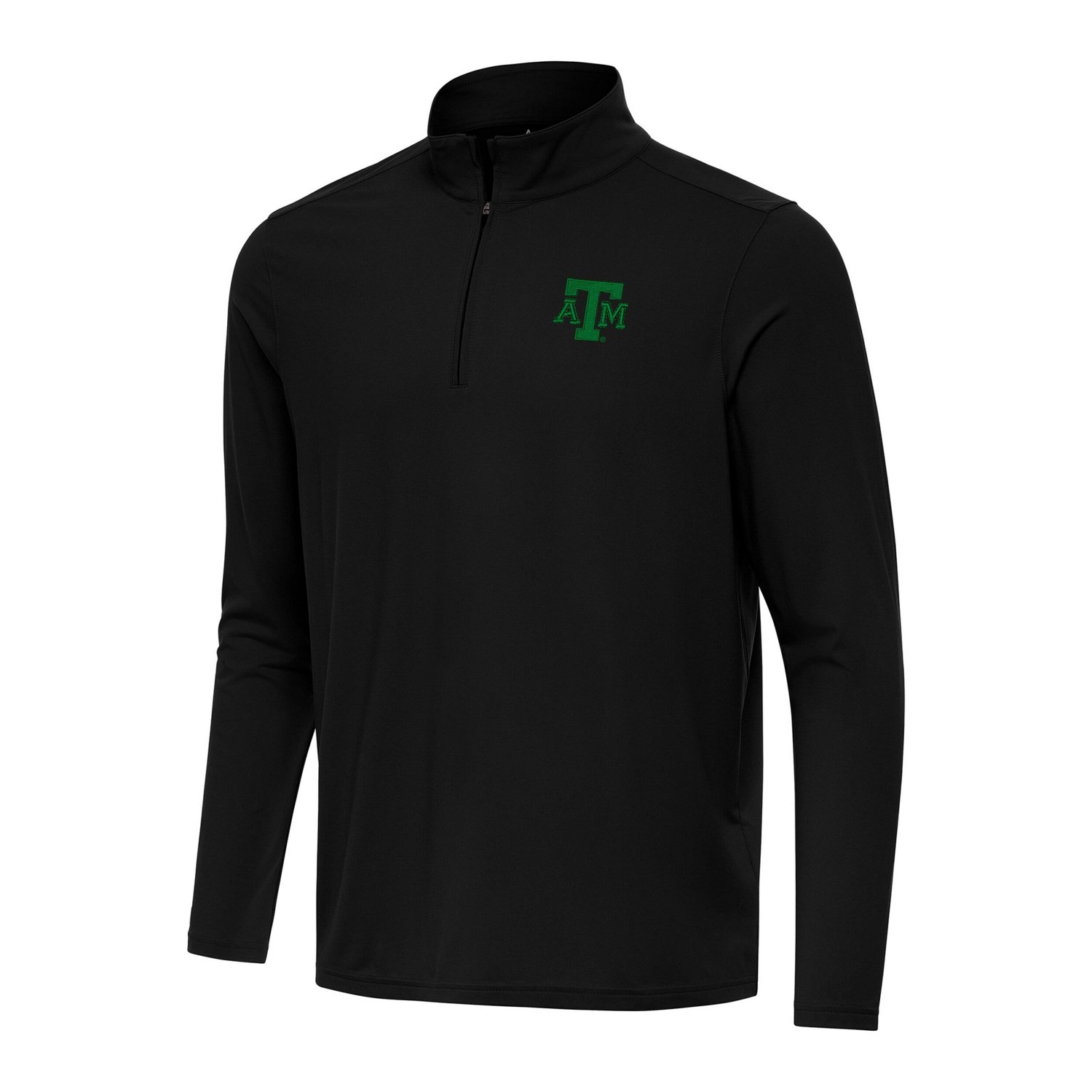 Antigua Texas AM Aggies St Patrick's Day Intent Quarter-Zip Pullover