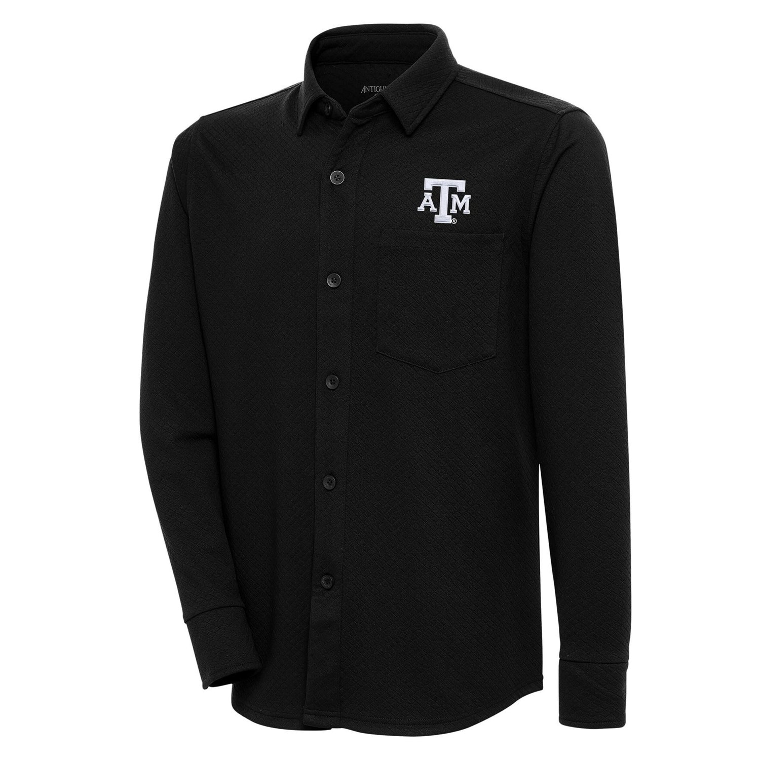 Antigua Texas AM Aggies Steamer Button-Up Shacket