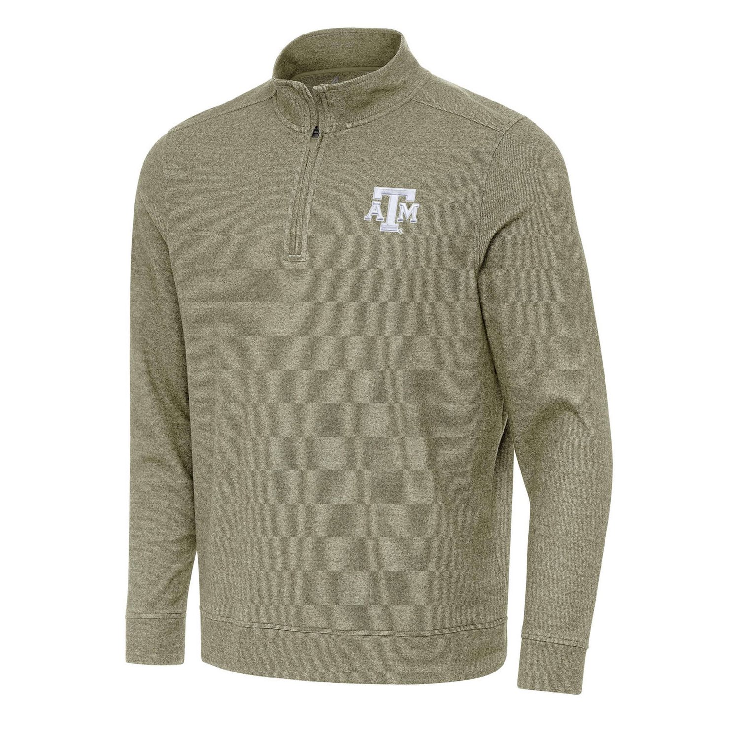 Antigua Texas AM Aggies Subtle Quarter-Zip Sweatshirt - view number 1