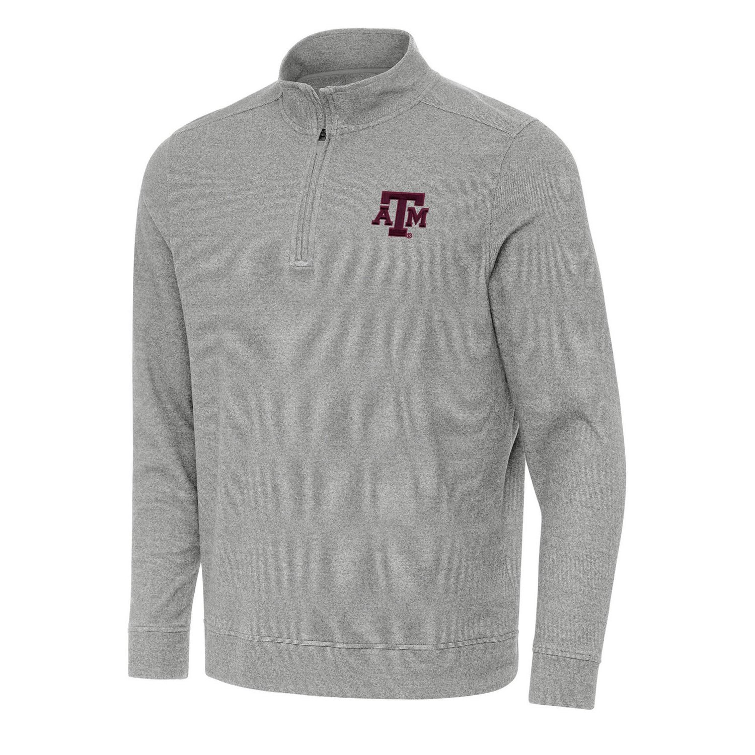 Antigua Texas AM Aggies Subtle Quarter-Zip Sweatshirt - view number 1