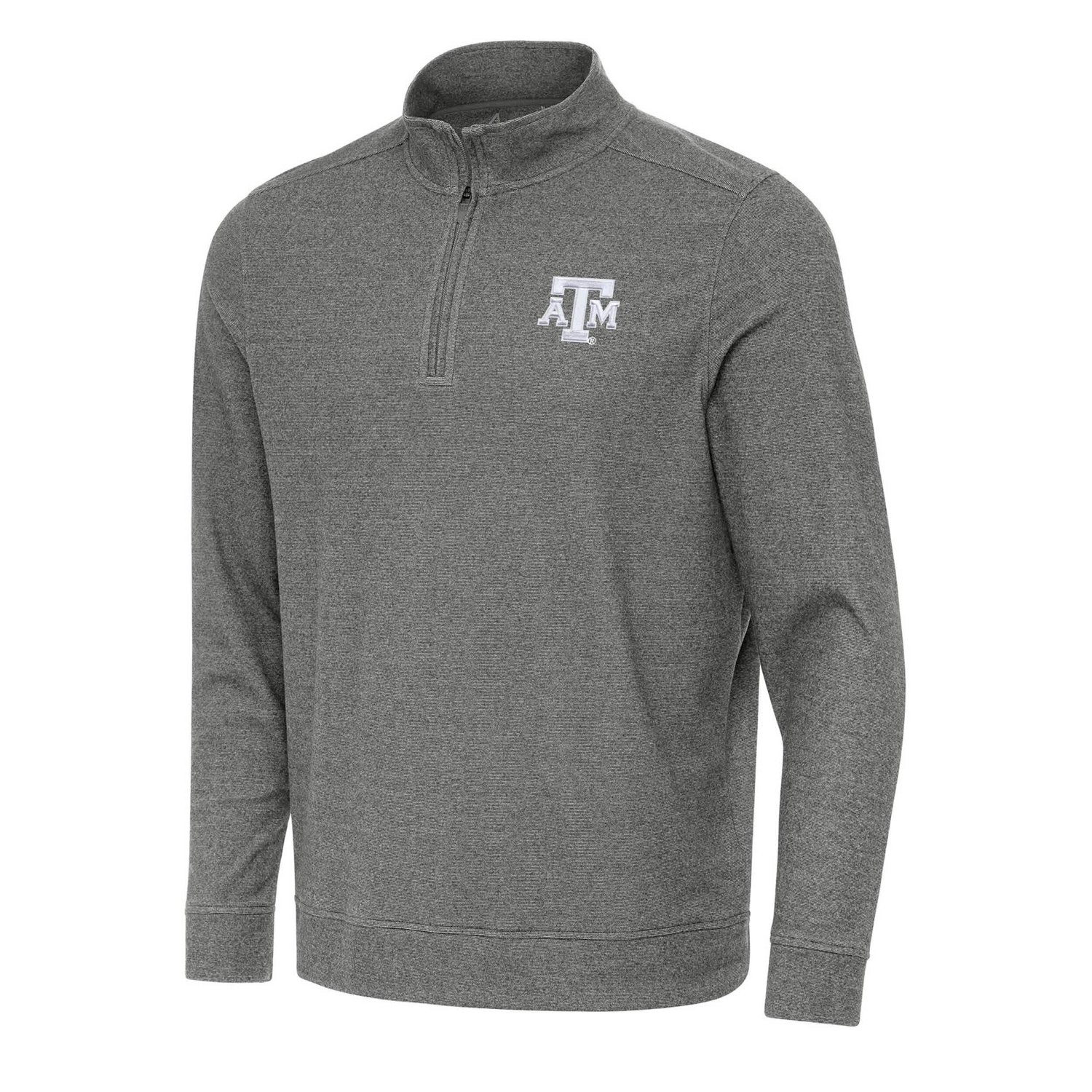 Antigua Texas AM Aggies Subtle Quarter-Zip Sweatshirt - view number 1