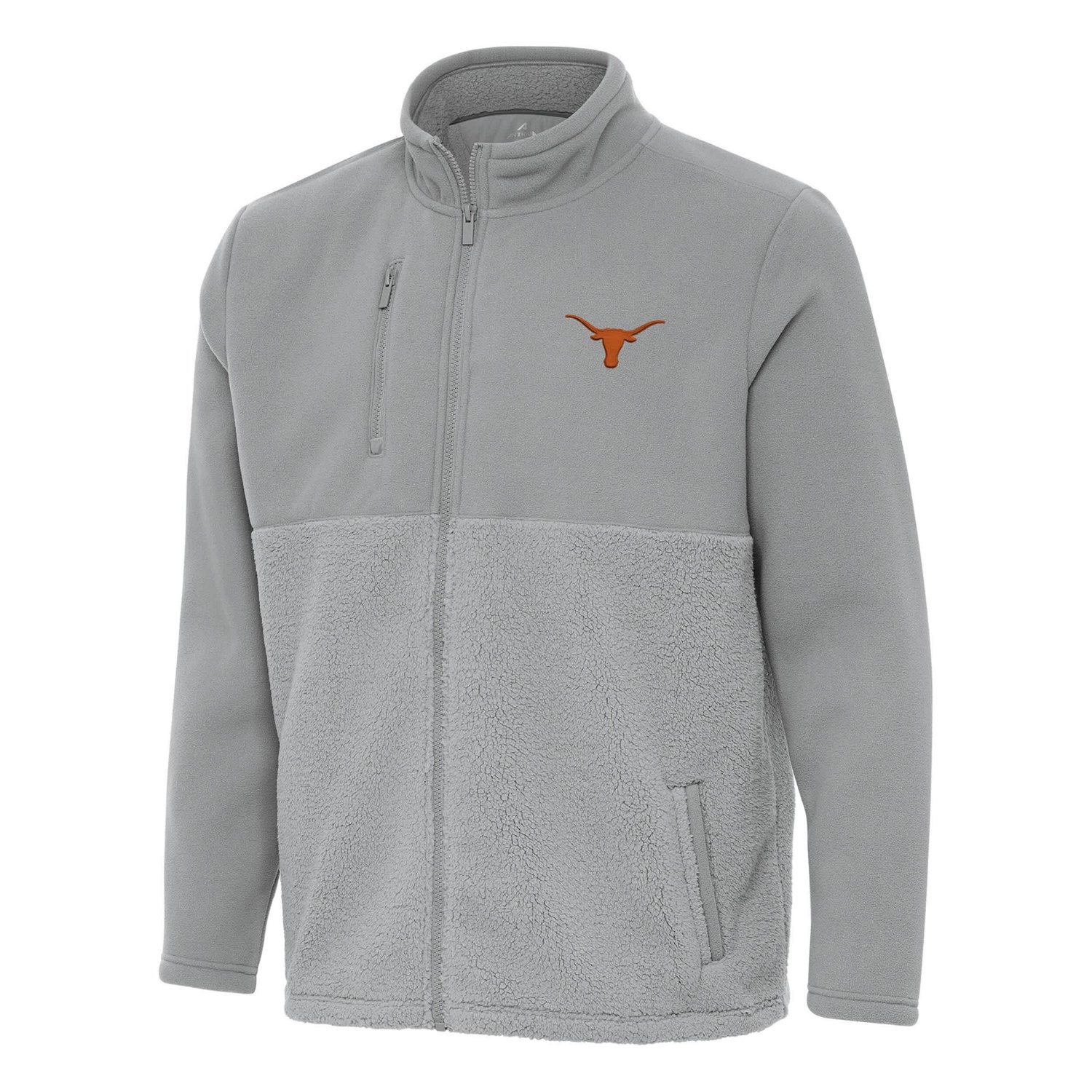 Antigua Texas Longhorns Daily Fused Full-Zip Jacket                                                                              - view number 1