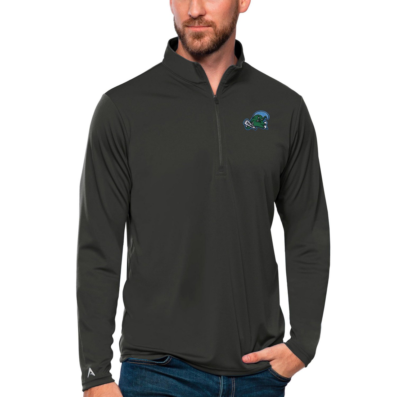 Antigua Tulane Wave Tribute Quarter-Zip Top - view number 1