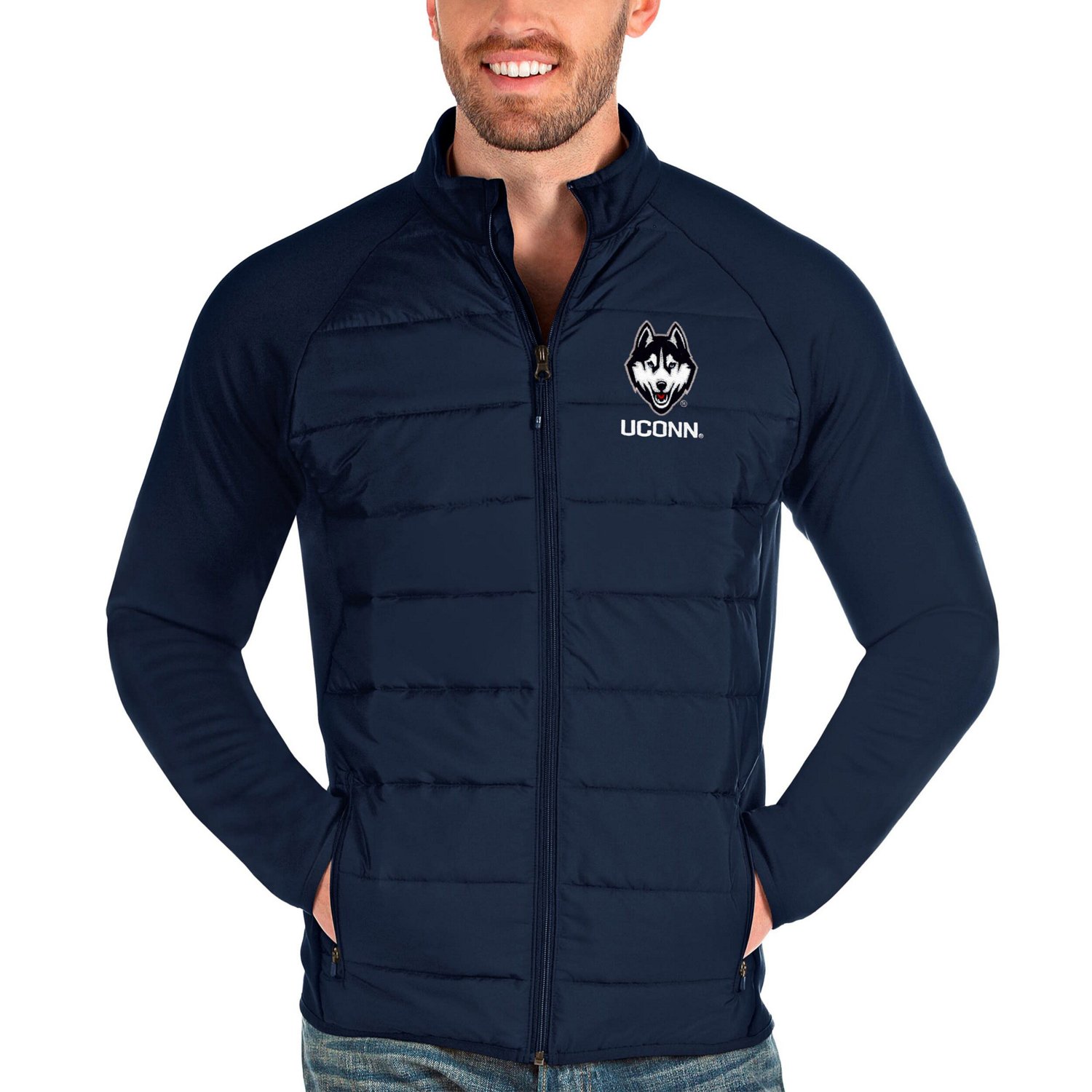 Antigua UConn Huskies Altitude Full-Zip Jacket