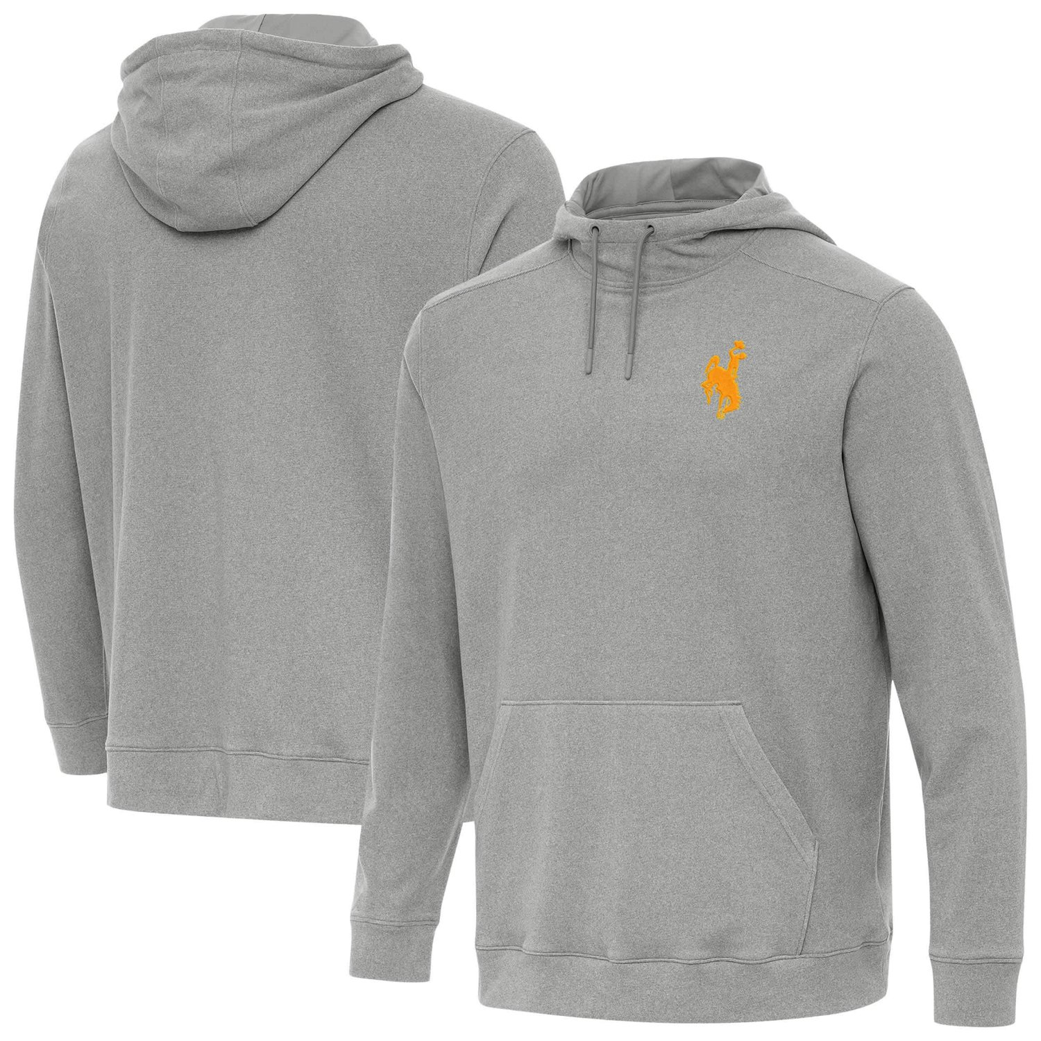 Antigua Wyoming Cowboys Cloud Pullover Hoodie