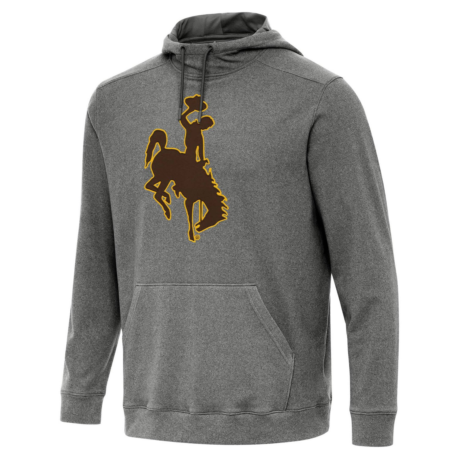 Antigua Wyoming Cowboys Cloud Pullover Hoodie - view number 2