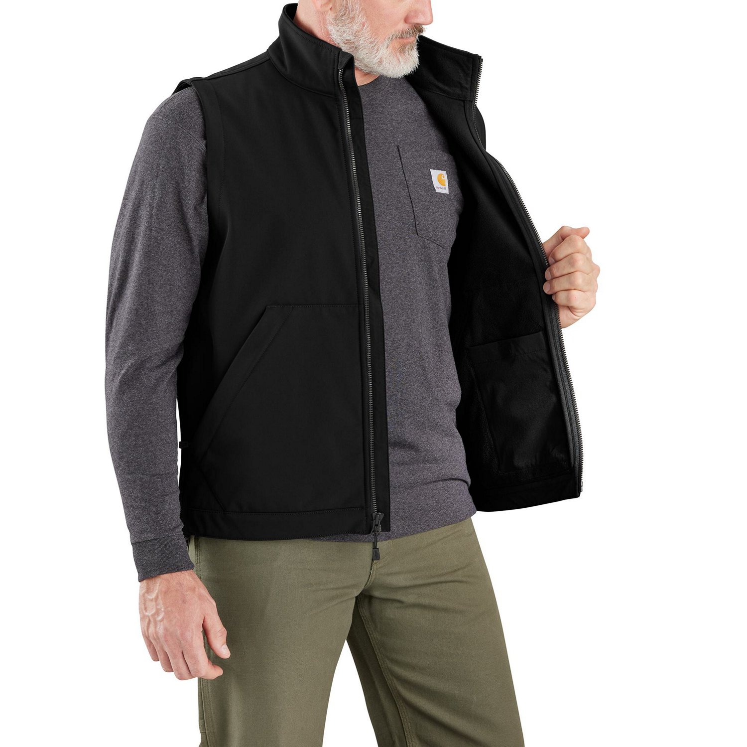 Carhartt Men's Rain Defender Softshell Vest - view number 3