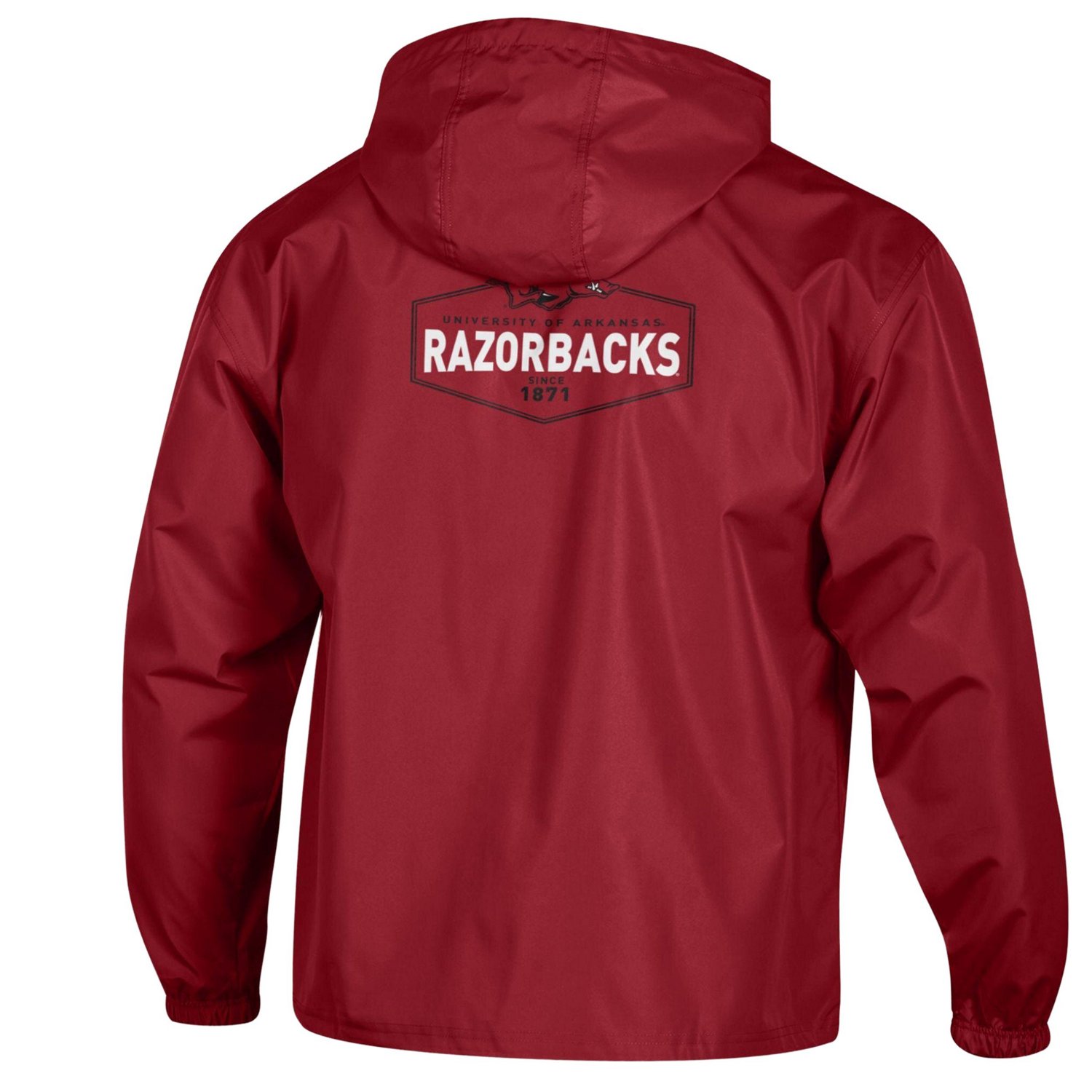 Champion Arkansas Razorbacks Delay Packable Half-Zip Jacket - view number 3
