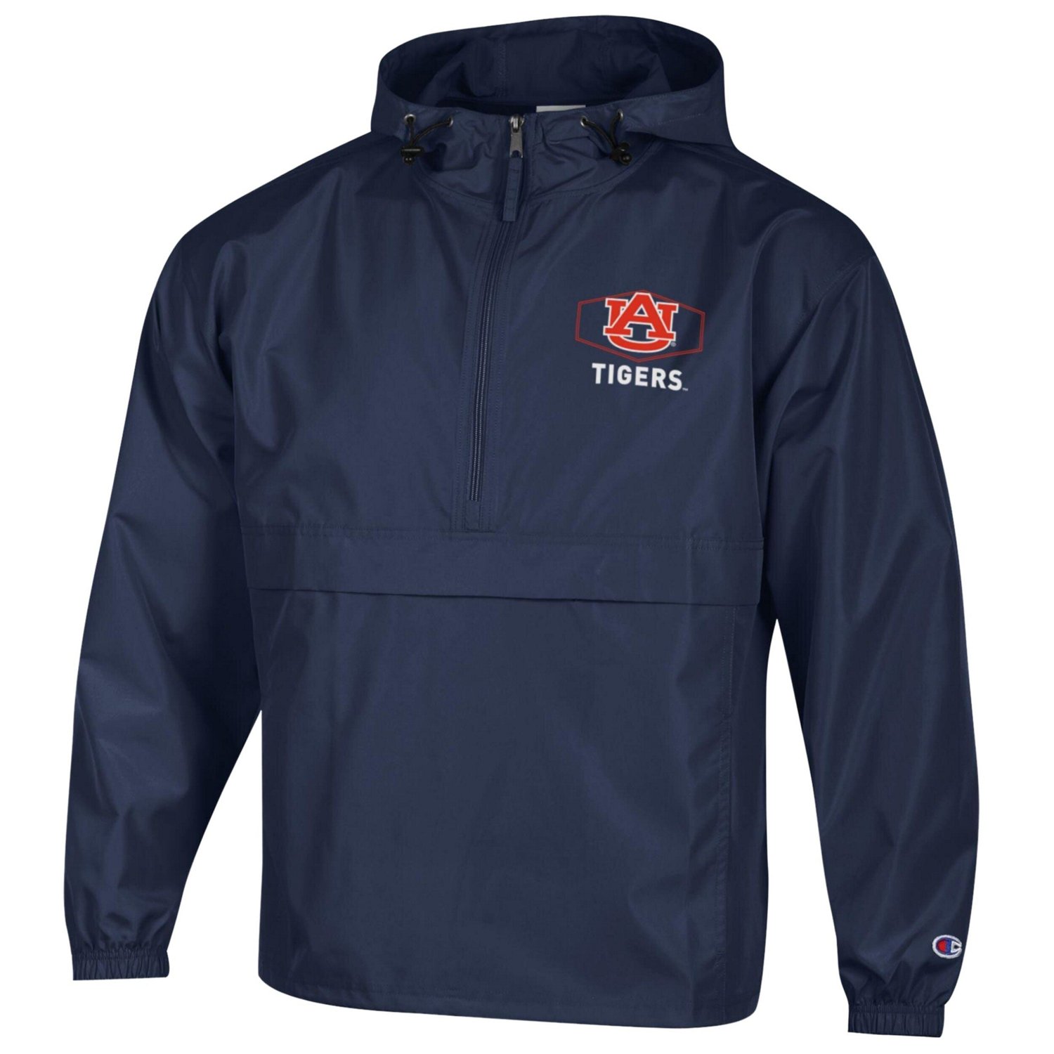 Champion Auburn Tigers Delay Packable Half-Zip Jacket