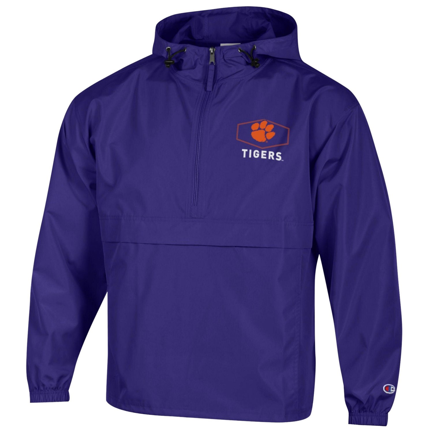 Champion Clemson Tigers Delay Packable Half-Zip Jacket