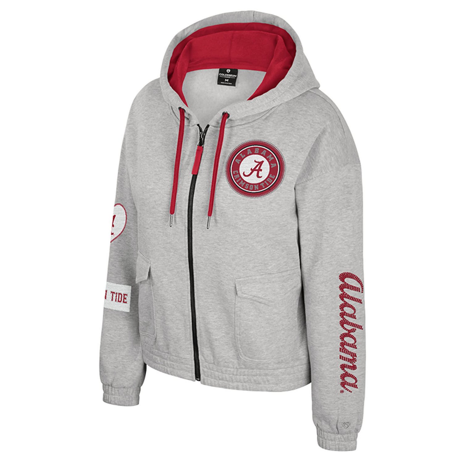 Colosseum Alabama Crimson Tide Alfie Full-Zip Hoodie Jacket - view number 2