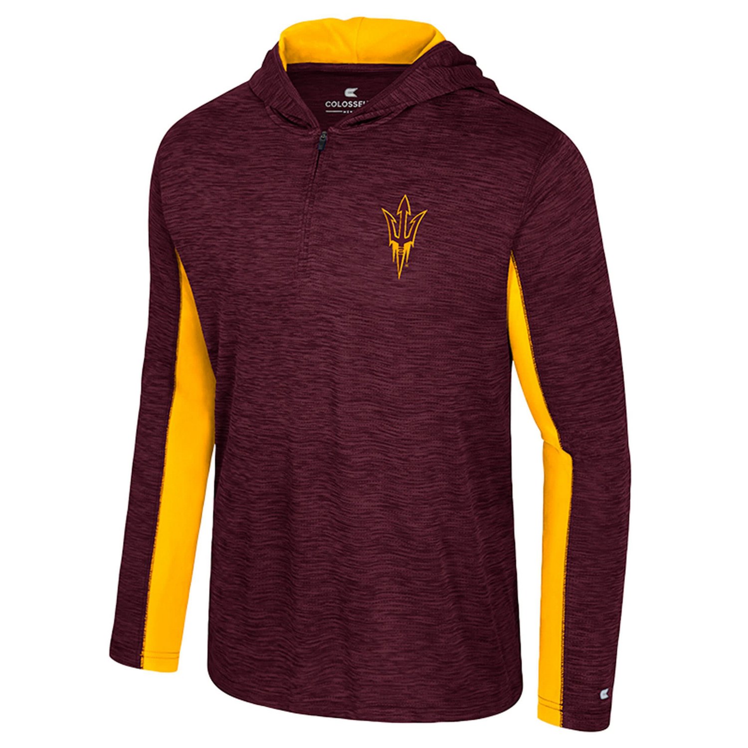 Colosseum Arizona State Sun Devils Always Sunny Quarter-Zip Hoodie - view number 2