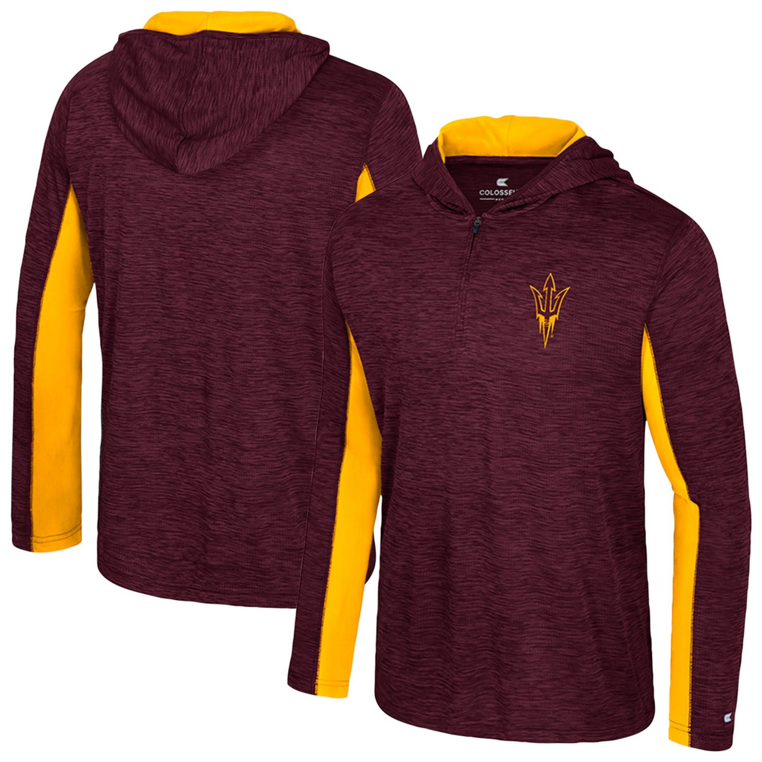 Colosseum Arizona State Sun Devils Always Sunny Quarter-Zip Hoodie - view number 1