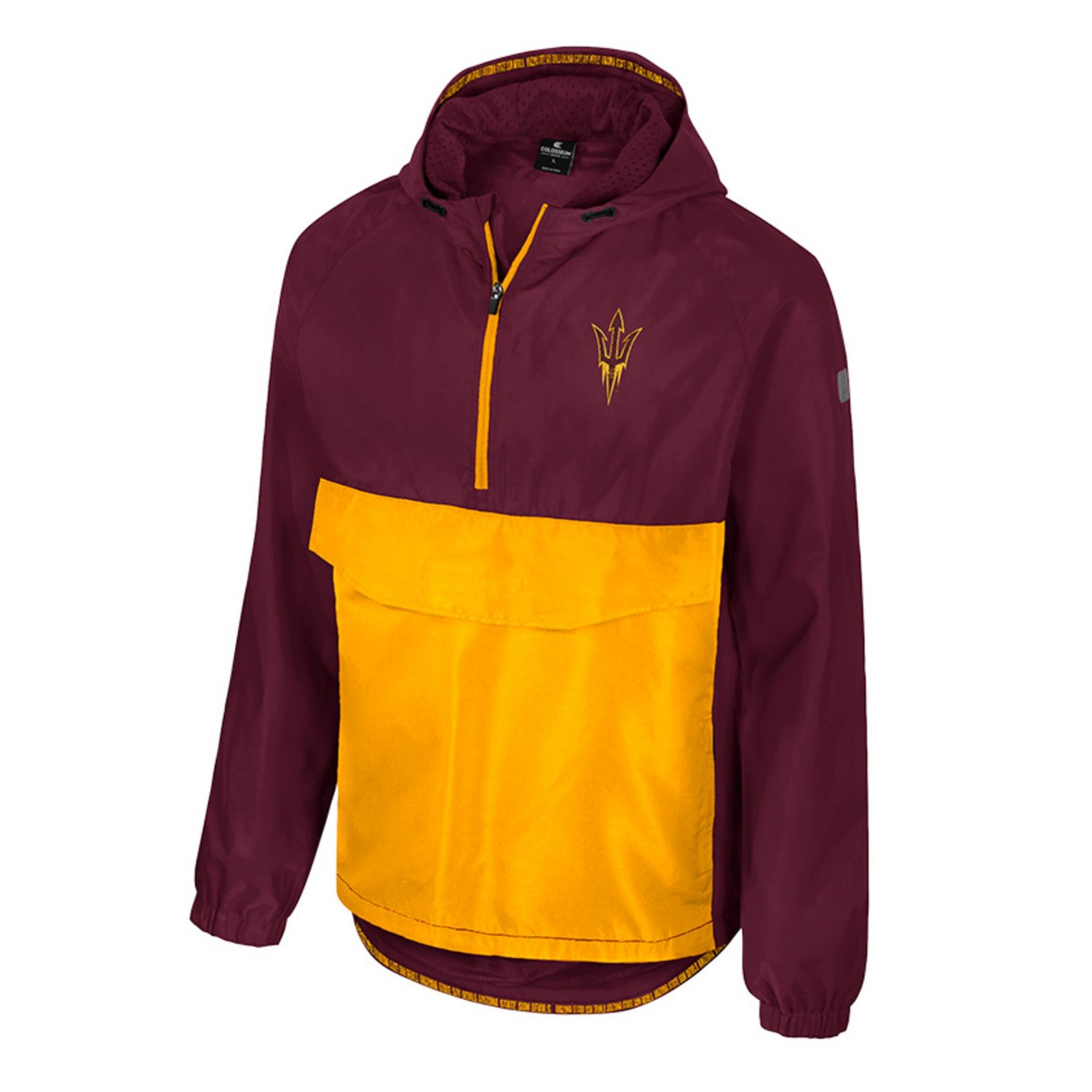 Colosseum Arizona State Sun Devils Reloaded Anorak Half-Zip Jacket - view number 2