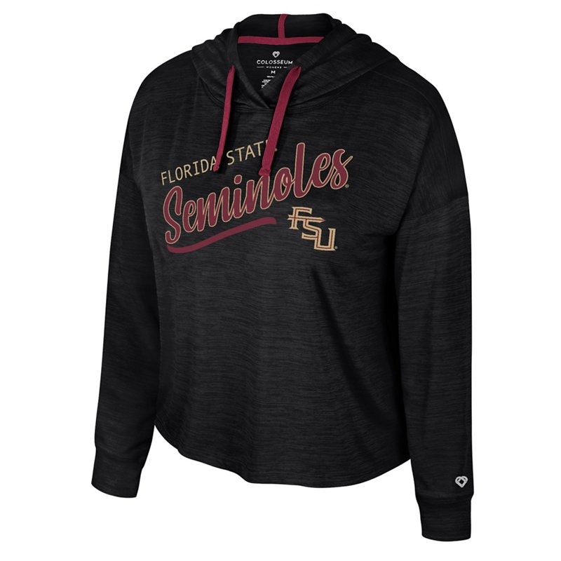 Colosseum Athletics Women's Florida State University Marina Hooded Windshirt Black, 2X-Large - NCAA Womens at Academy Sports