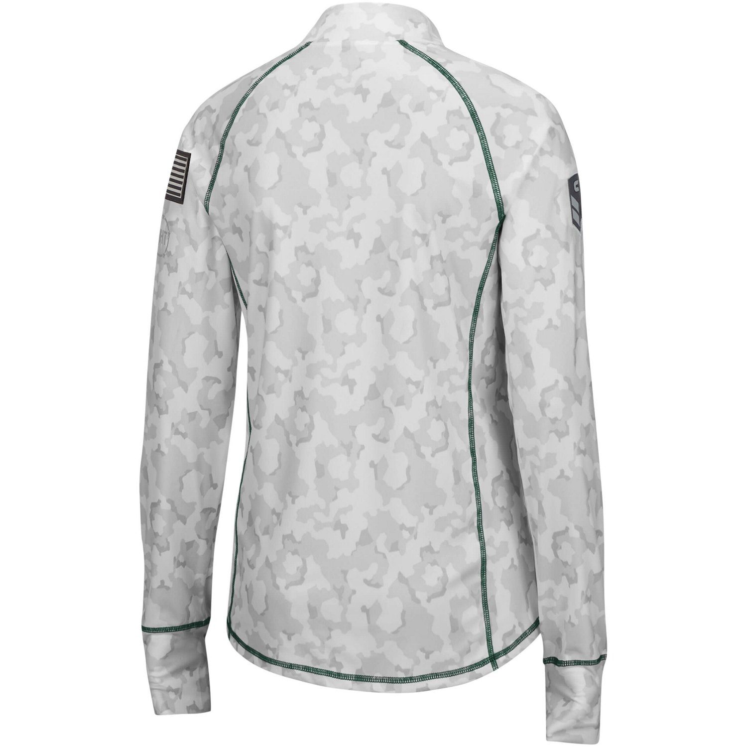 Colosseum Baylor Bears OHT Military Appreciation Officer Arctic Lightweight Quarter-Zip Top - view number 3
