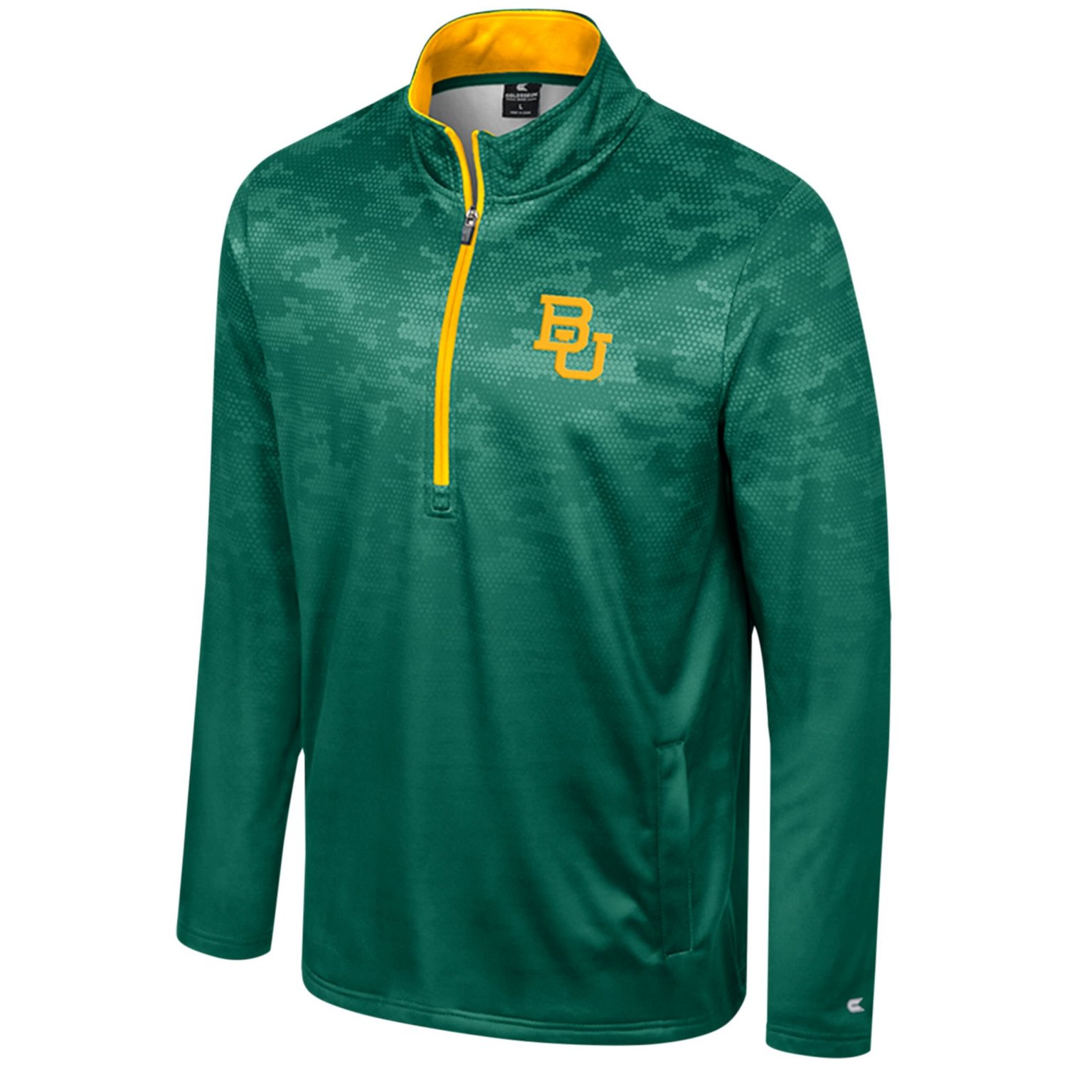 Colosseum Baylor Bears The Machine Half-Zip Jacket - view number 2